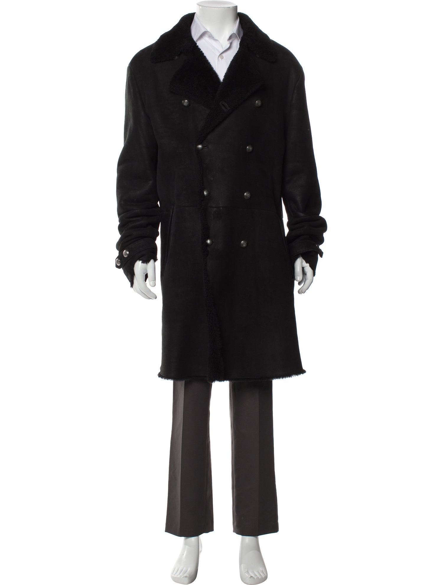 John Varvatos Lambskin Trench Coat
