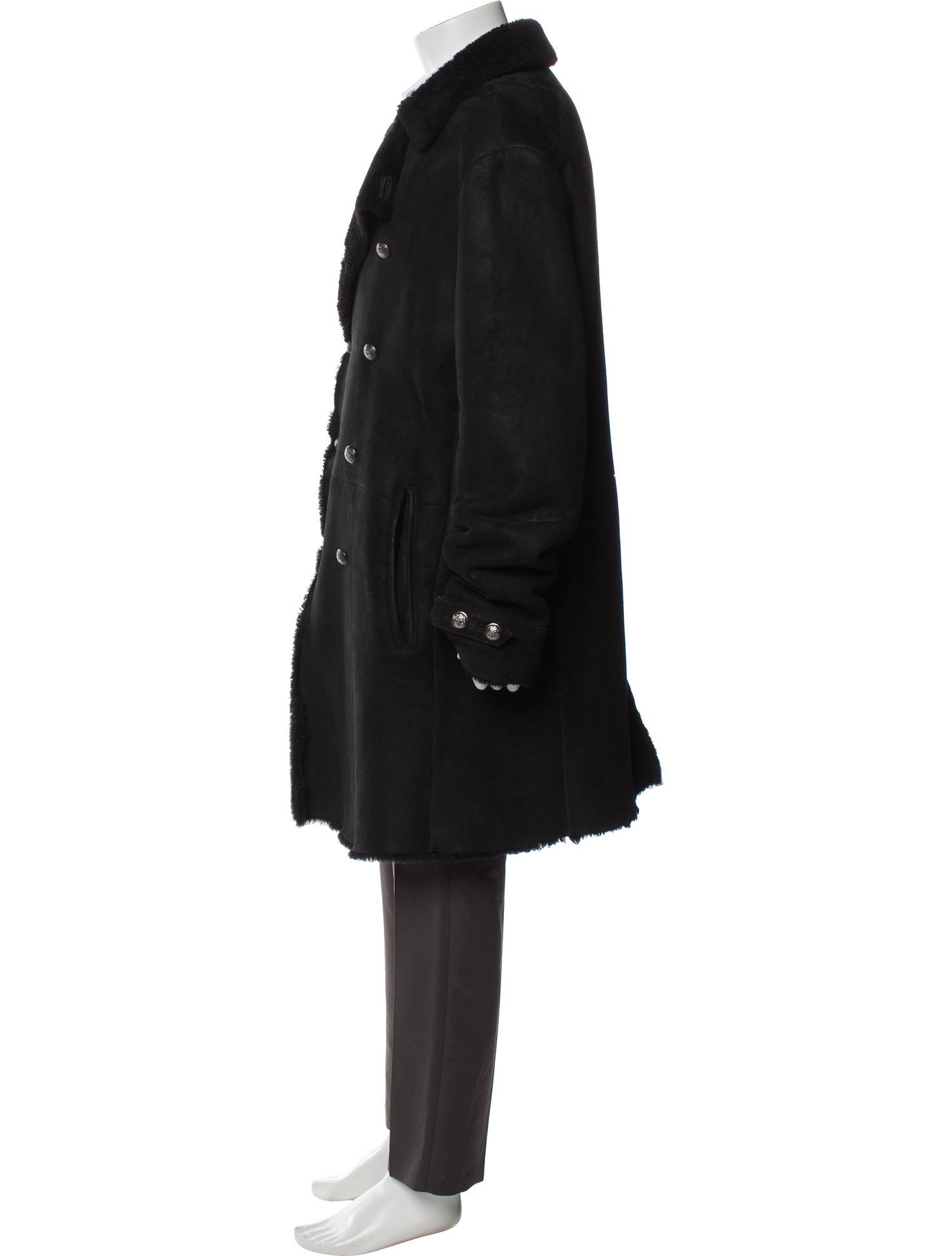 John Varvatos Lambskin Trench Coat