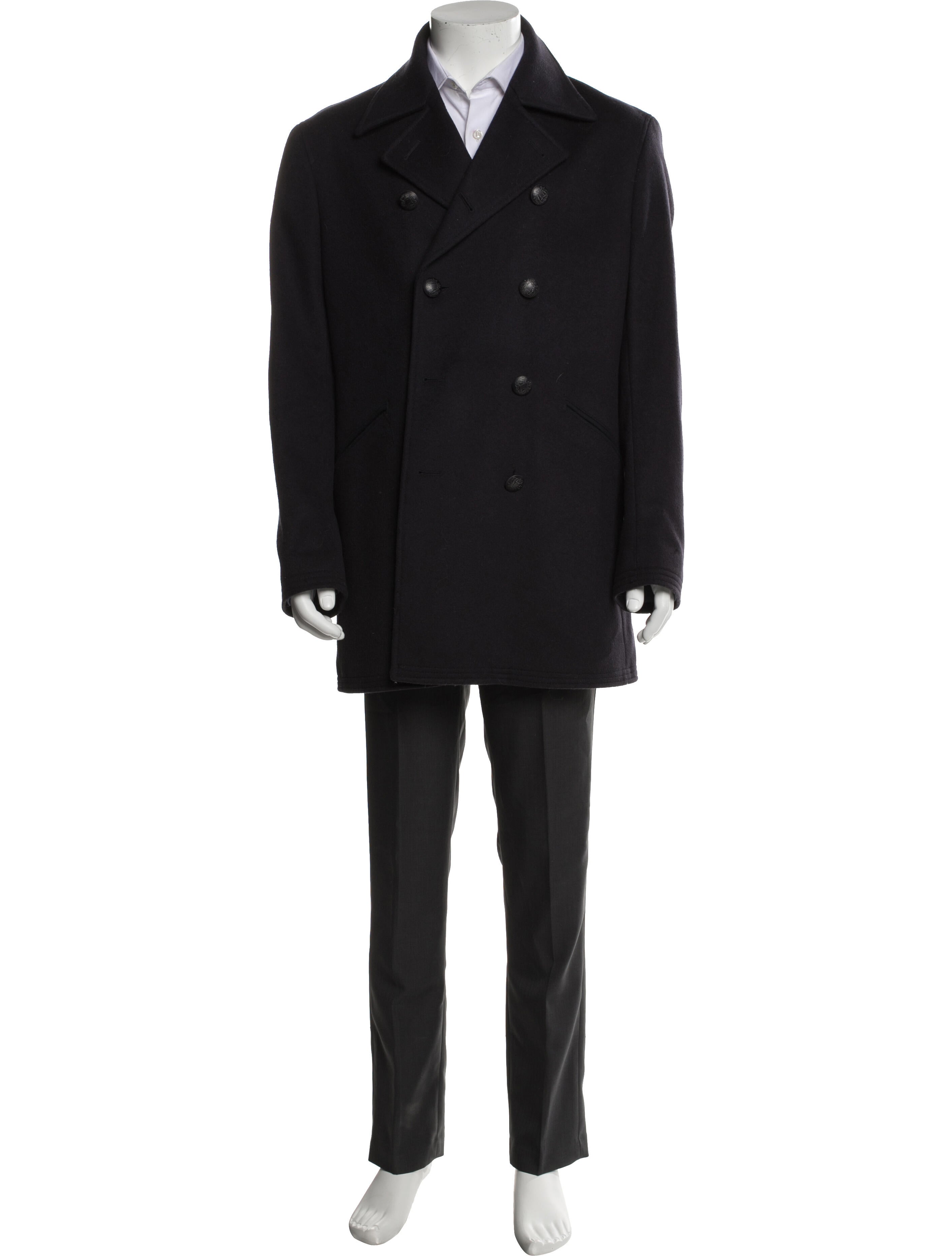 John Varvatos Wool Overcoat