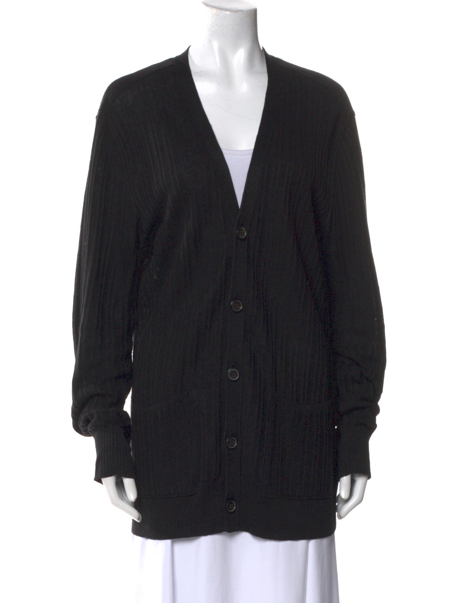 John Varvatos Linen V-Neck Sweater