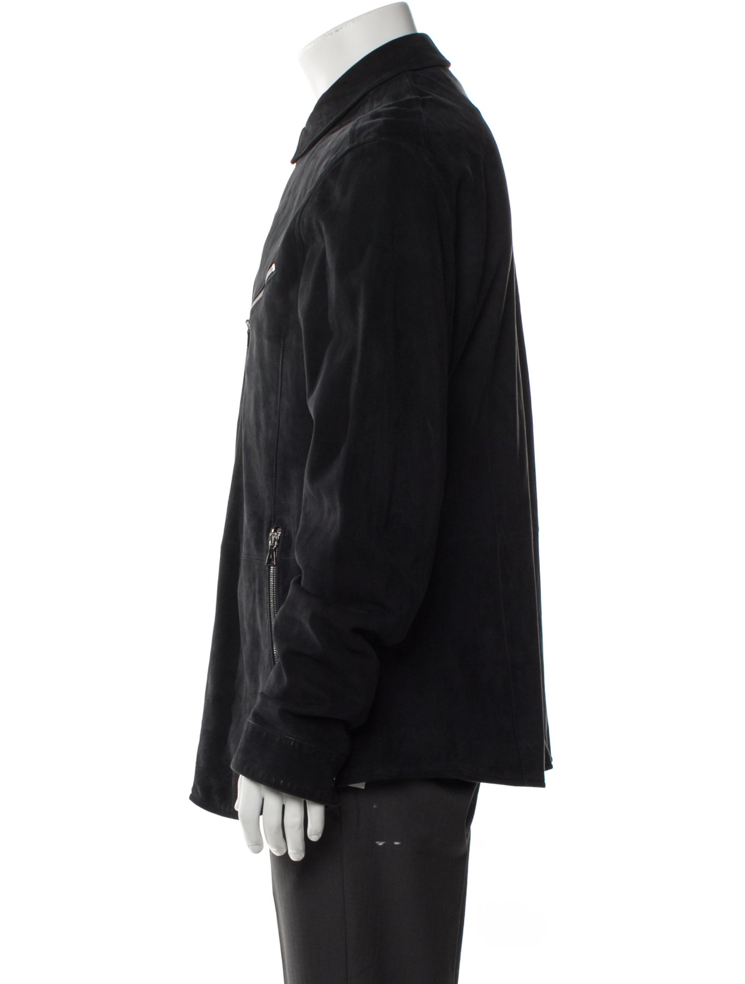 John Varvatos Suede Utility Jacket
