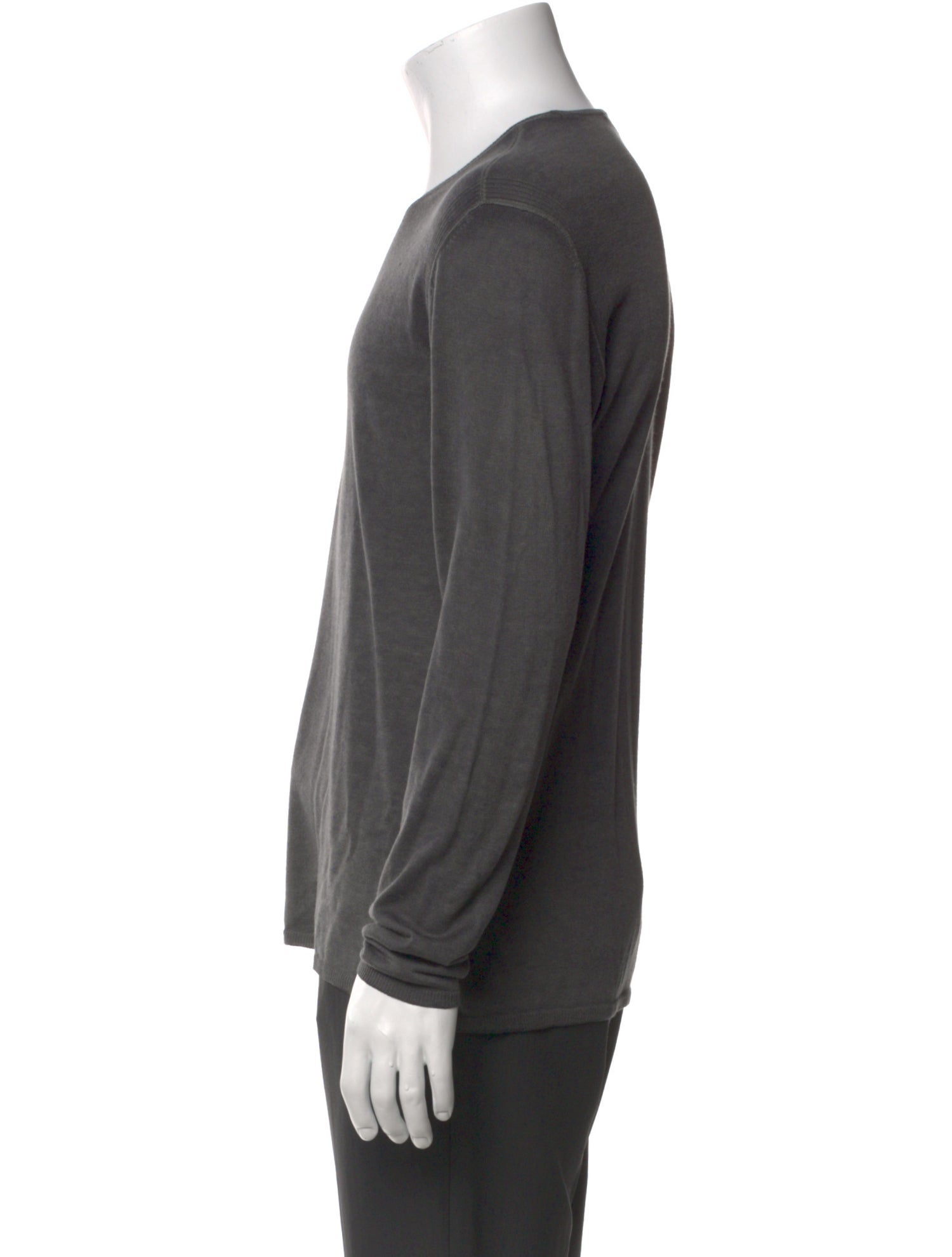 John Varvatos Silk Crew Neck Pullover