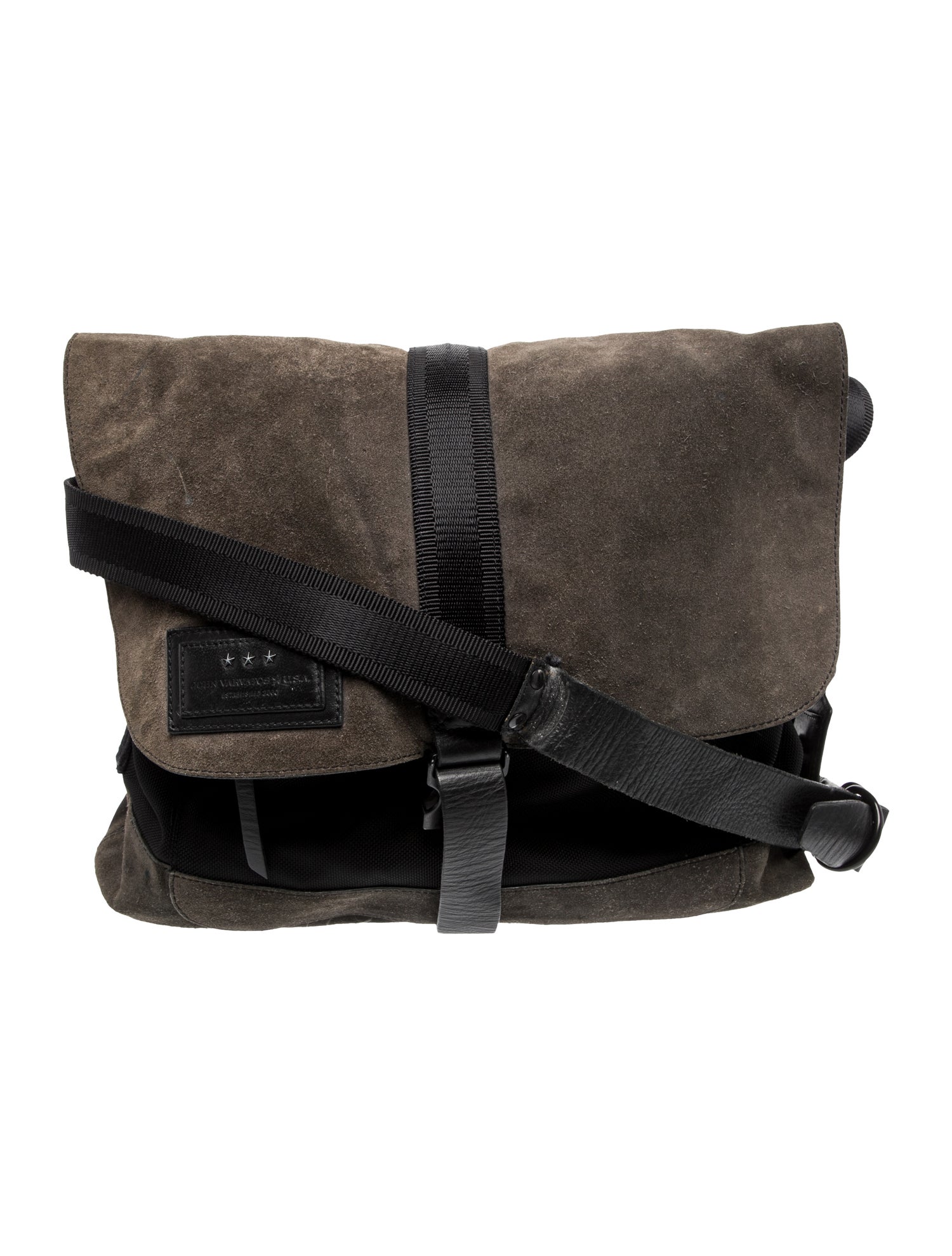 John Varvatos Nylon Messenger Bag