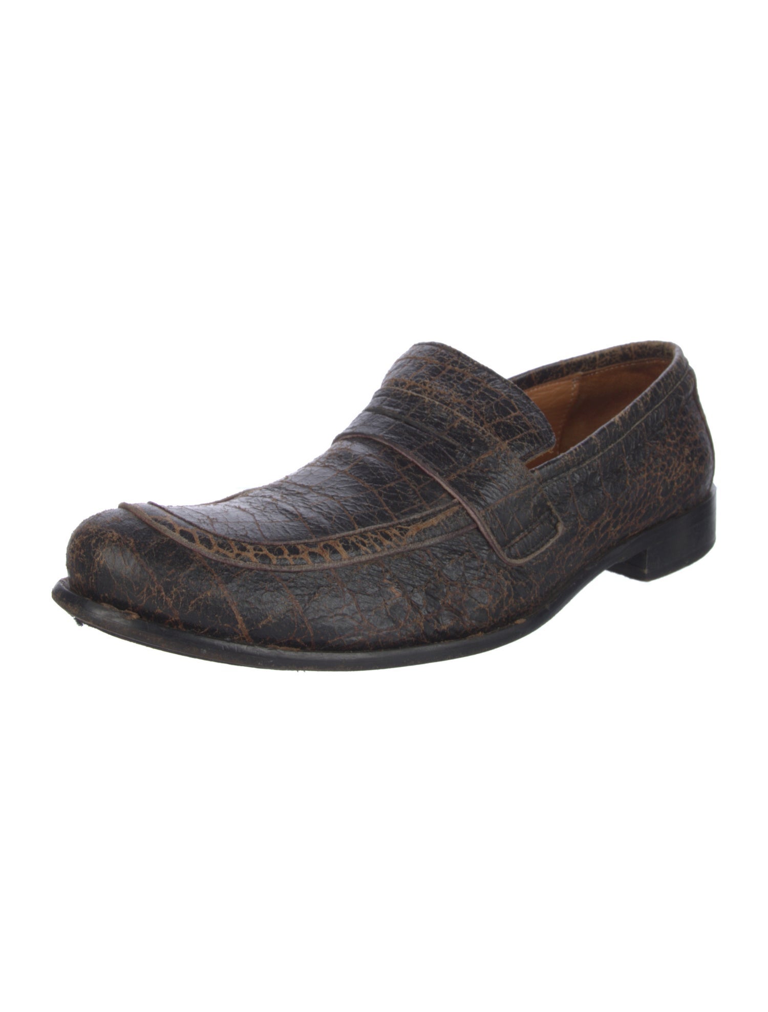 John Varvatos Leather Dress Loafers