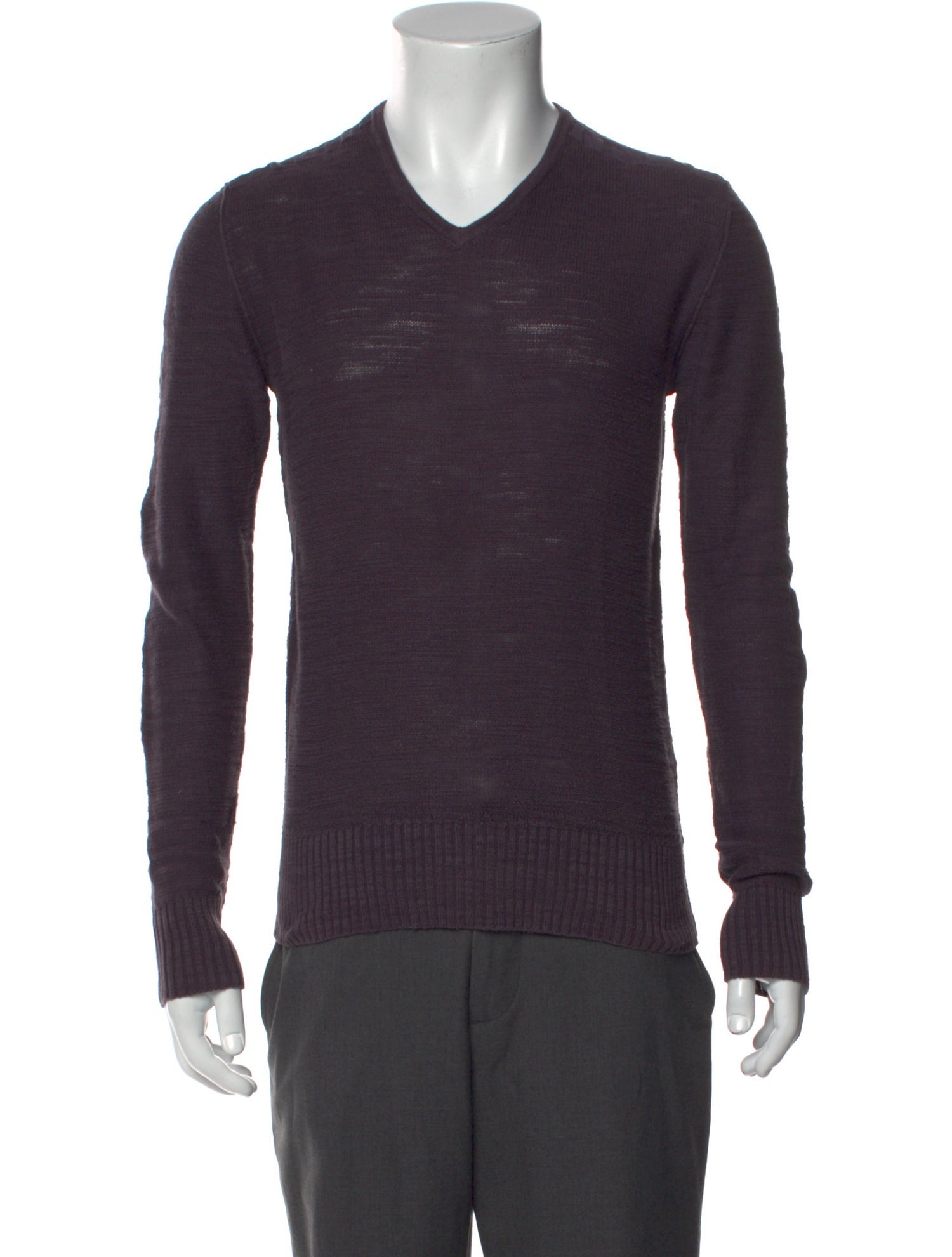 John Varvatos V-Neck Long Sleeve Pullover