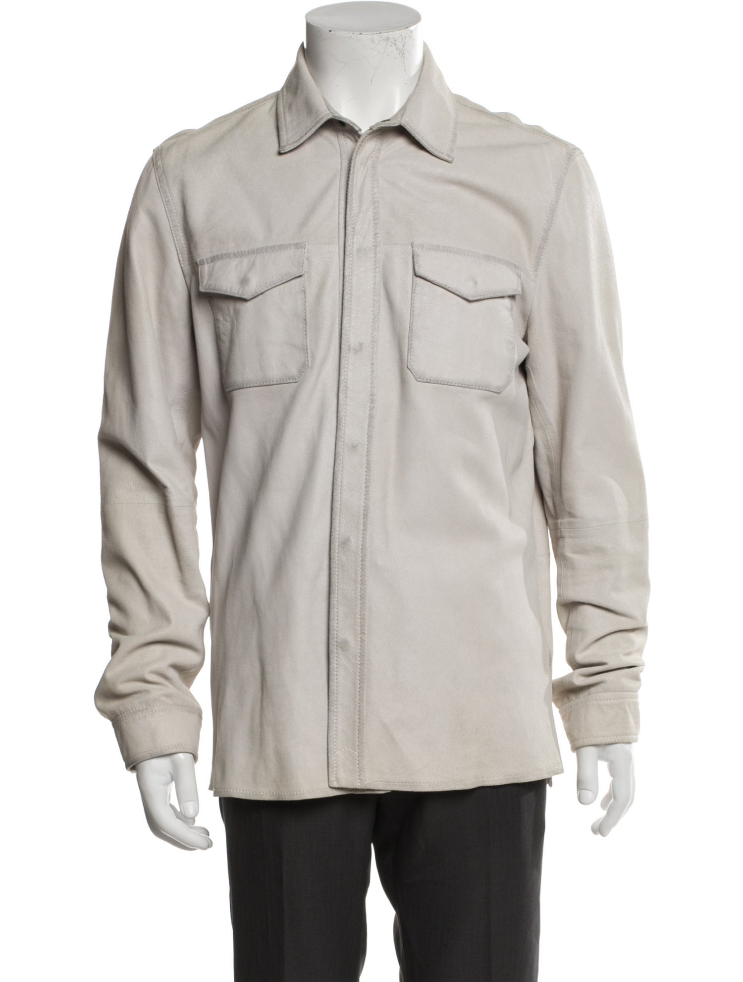 John Varvatos Calfskin Utility Jacket