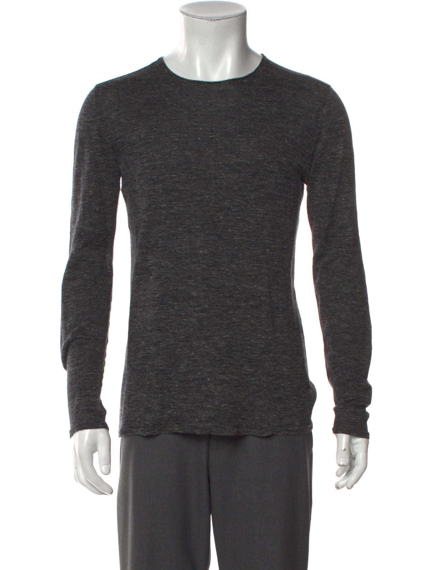 John Varvatos Crew Neck Long Sleeve Pullover