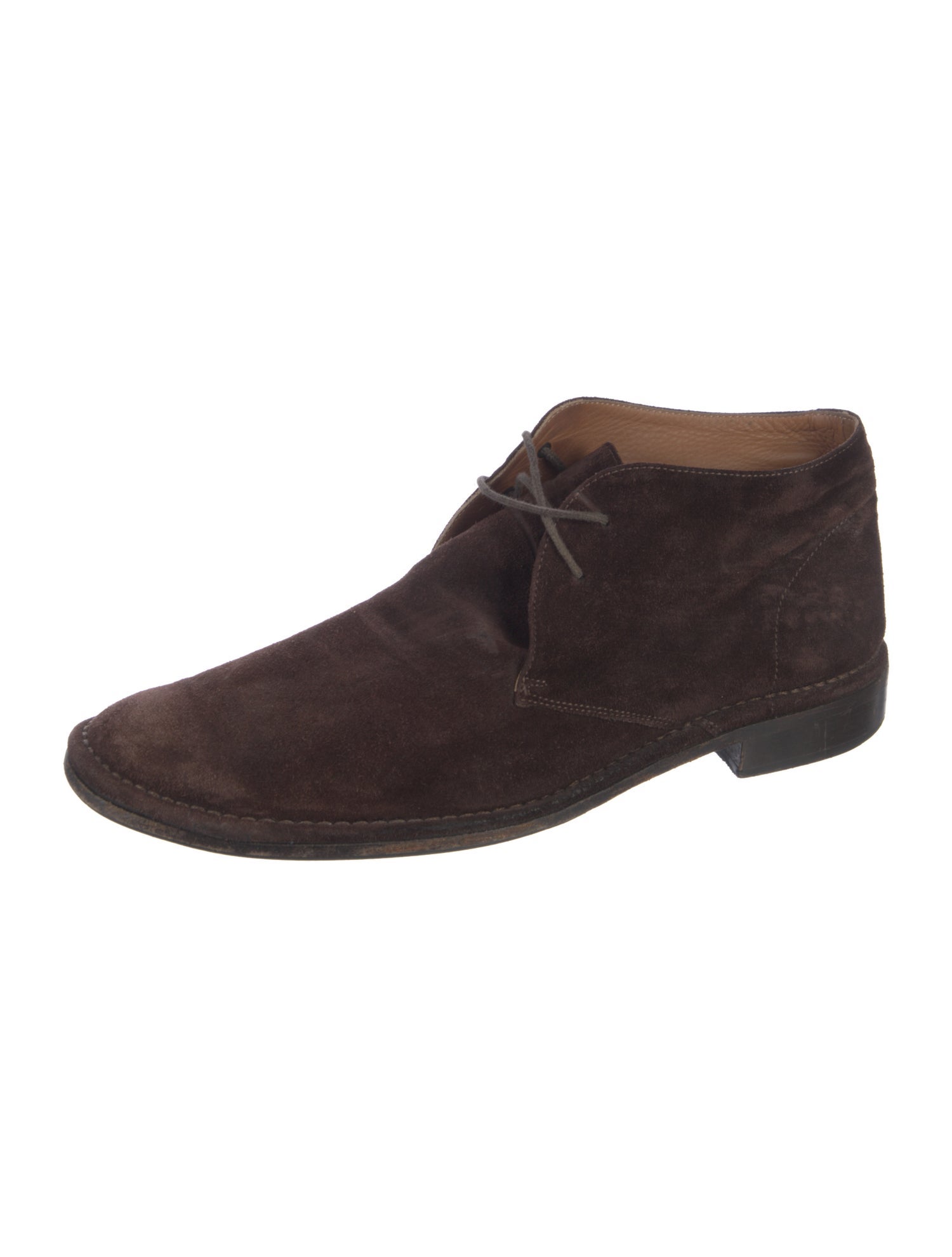 John Varvatos Suede Lace-Up Boots