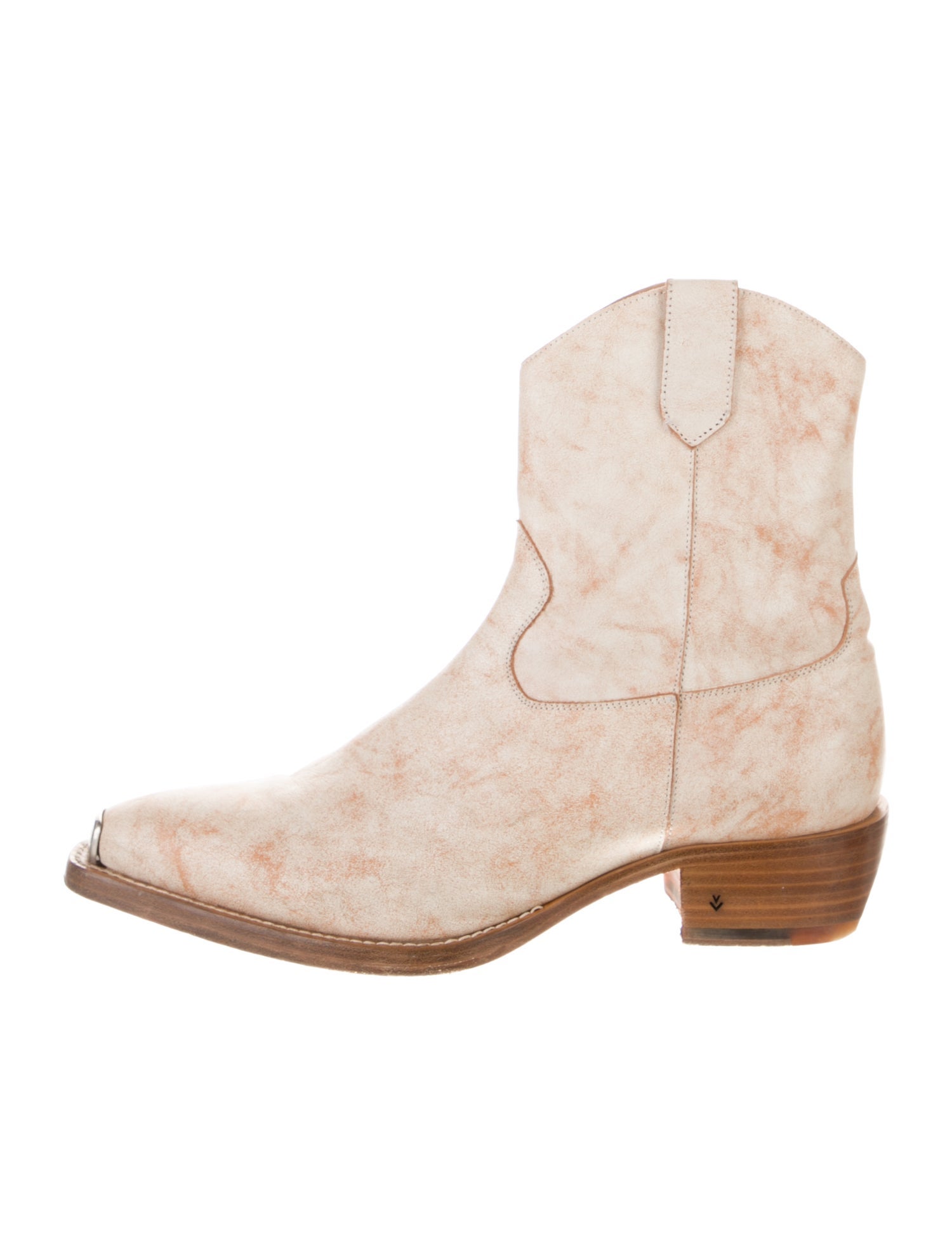 John Varvatos Suede Western Boots