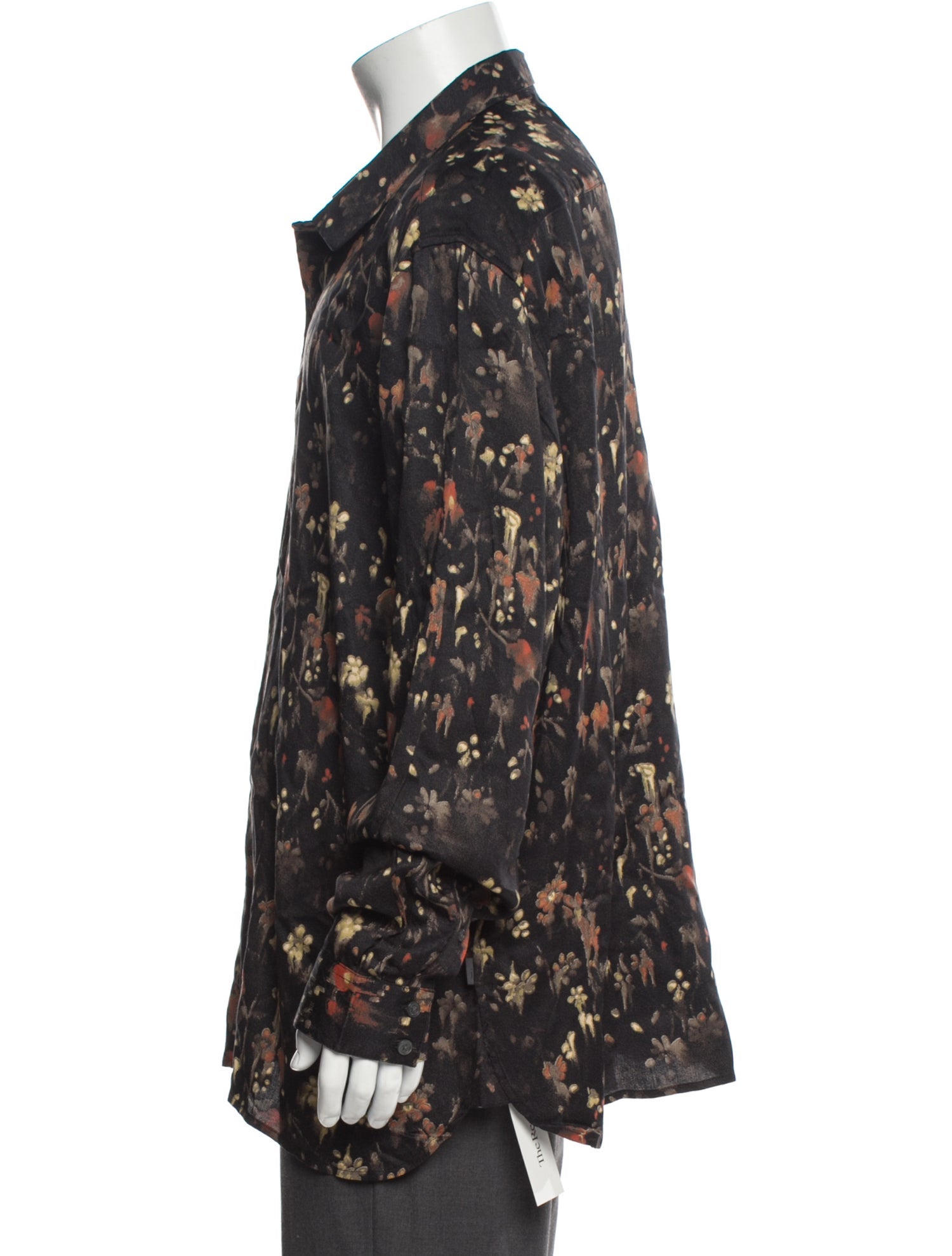 John Varvatos Printed Long Sleeve Shirt