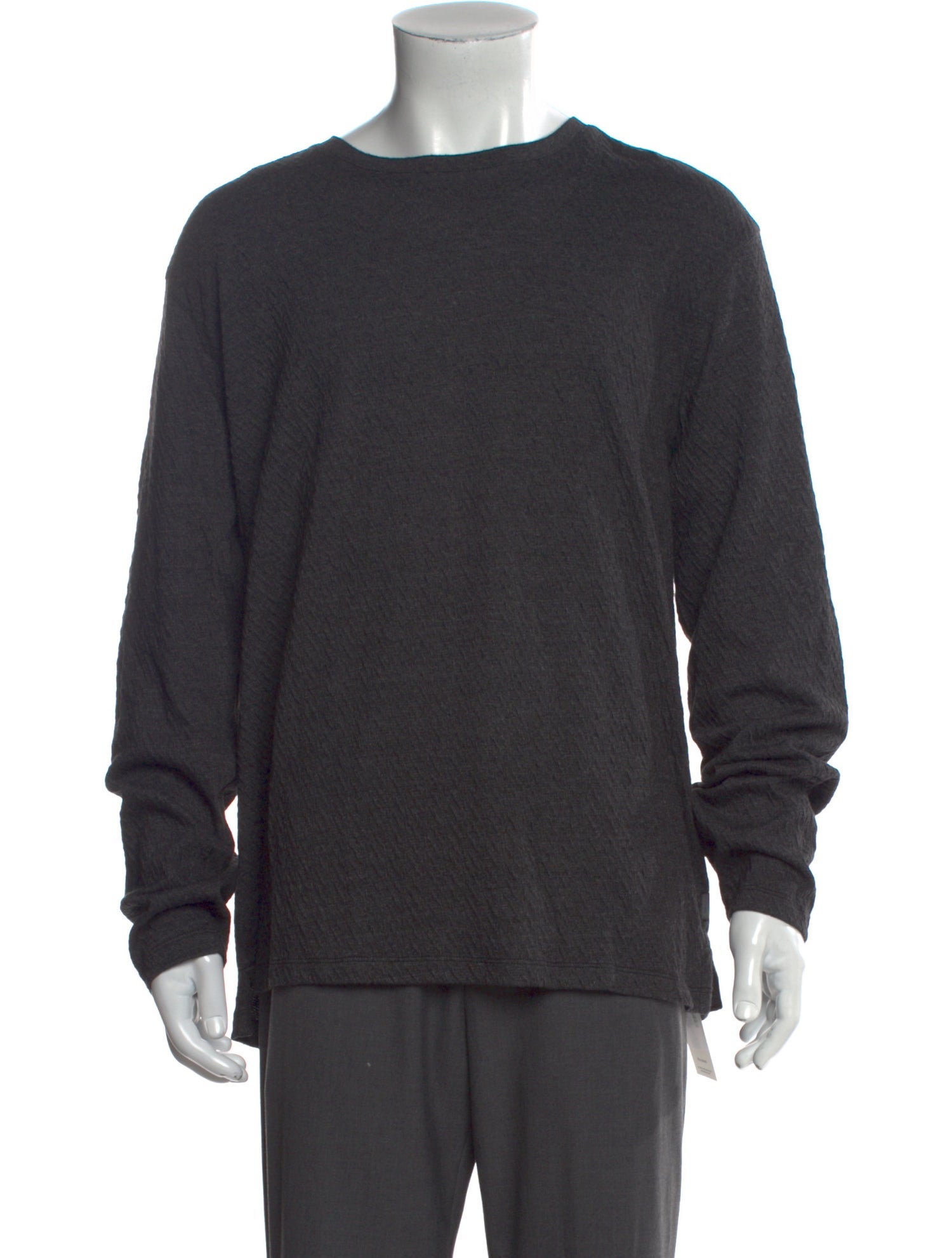 John Varvatos Crew Neck Long Sleeve Pullover