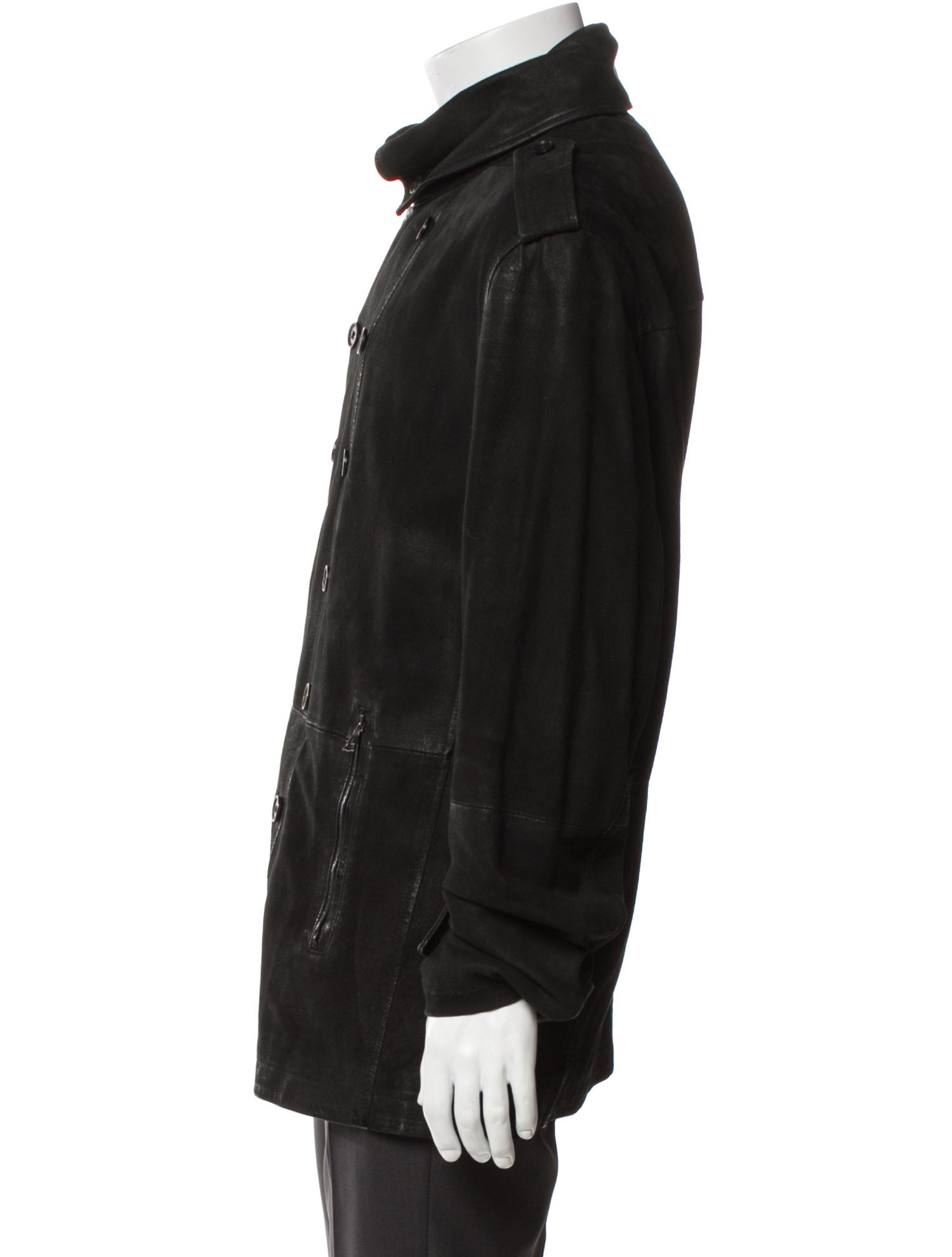 John Varvatos Suede Peacoat