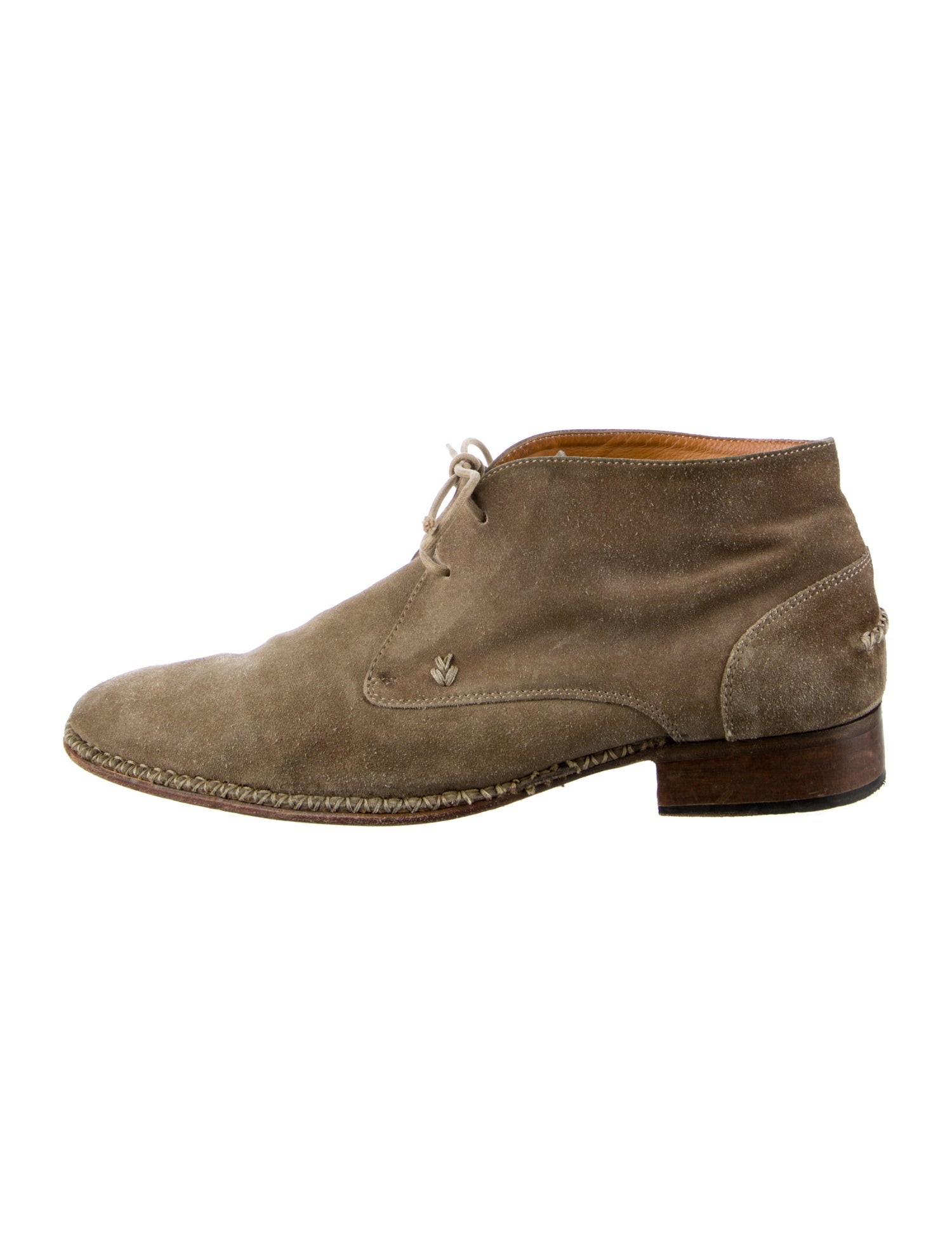 John Varvatos Suede Lace-Up Boots