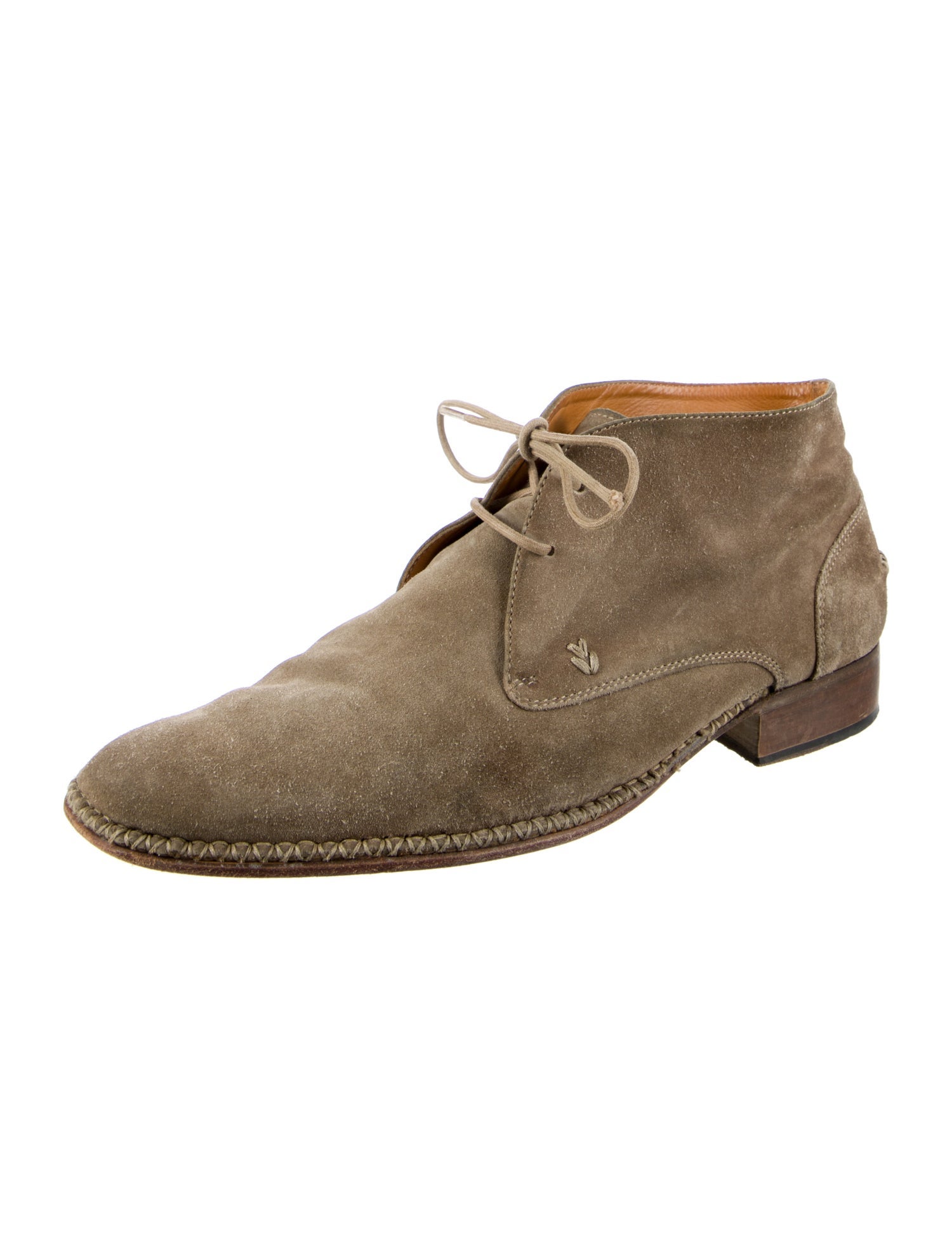 John Varvatos Suede Lace-Up Boots