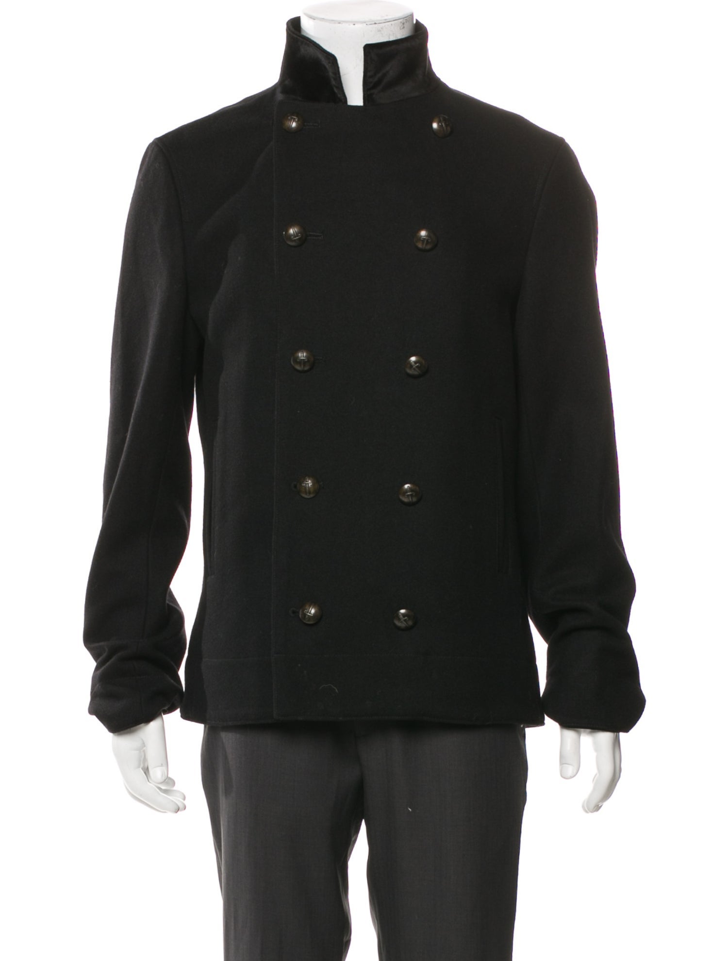 John Varvatos Wool Peacoat