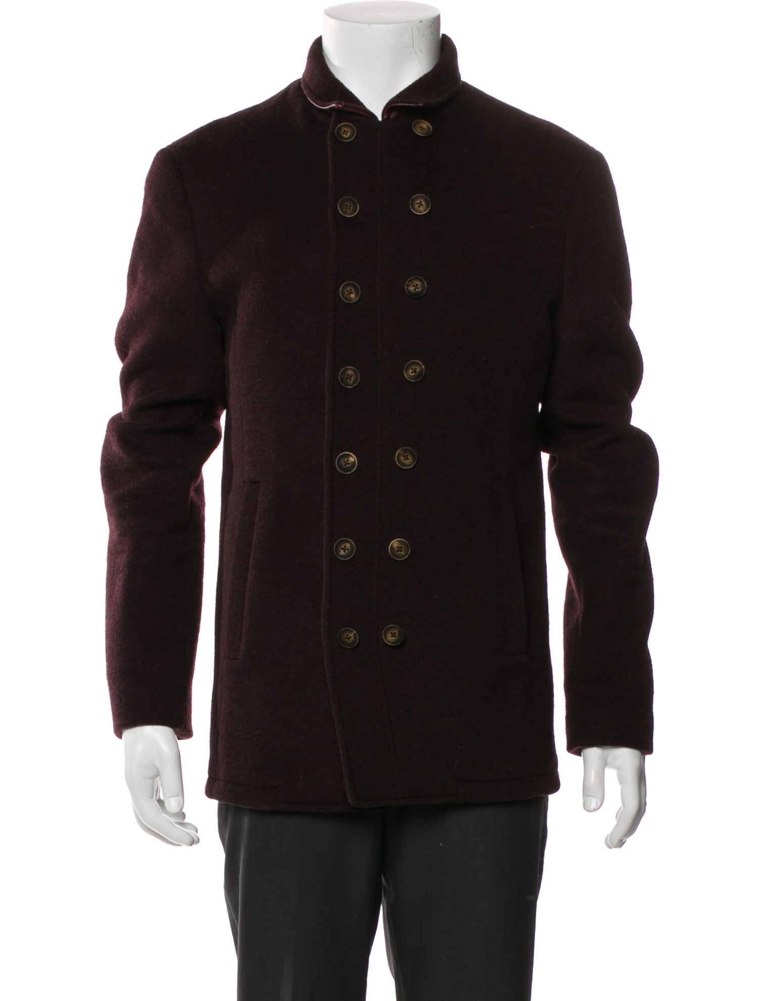 John Varvatos Wool Peacoat