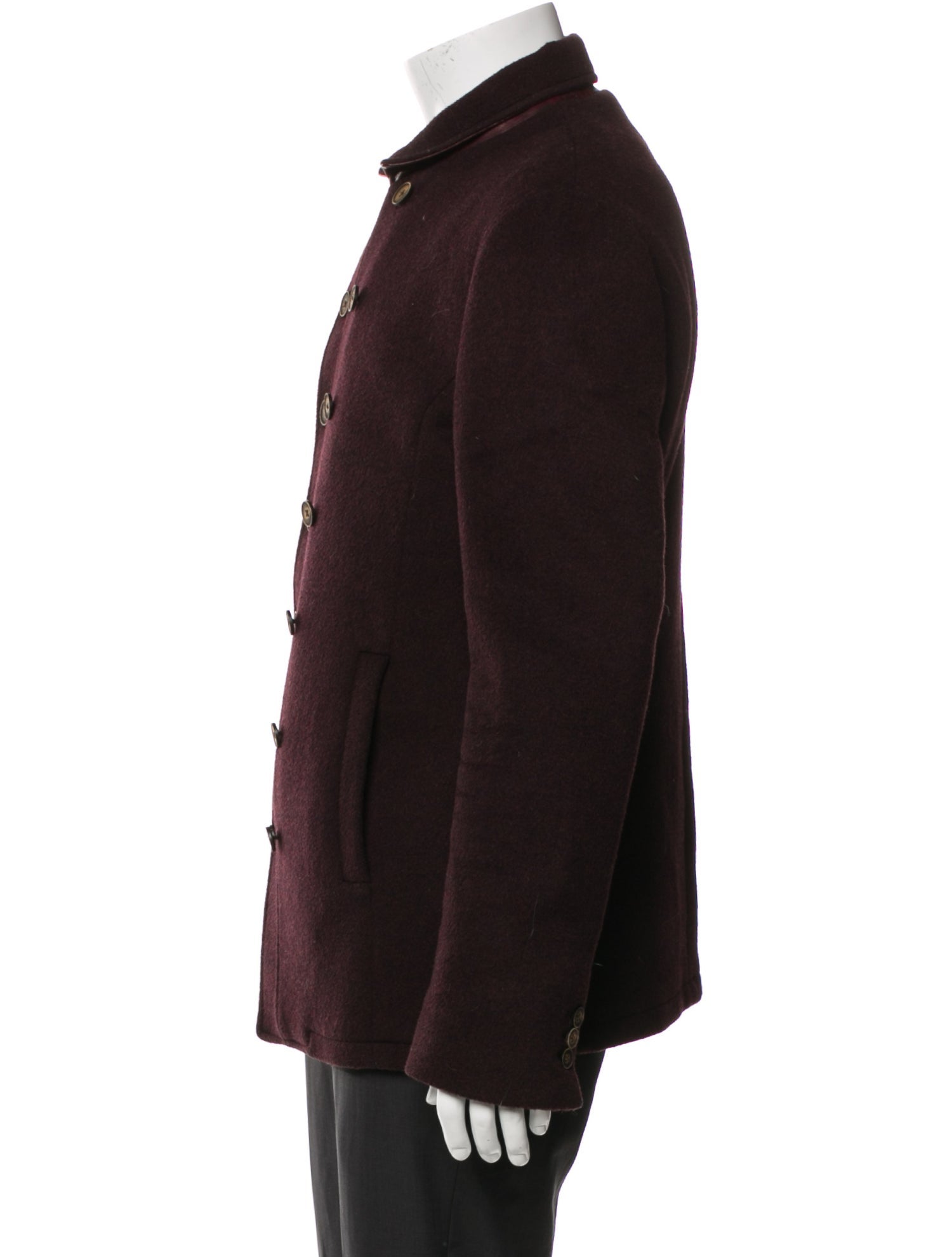 John Varvatos Wool Peacoat