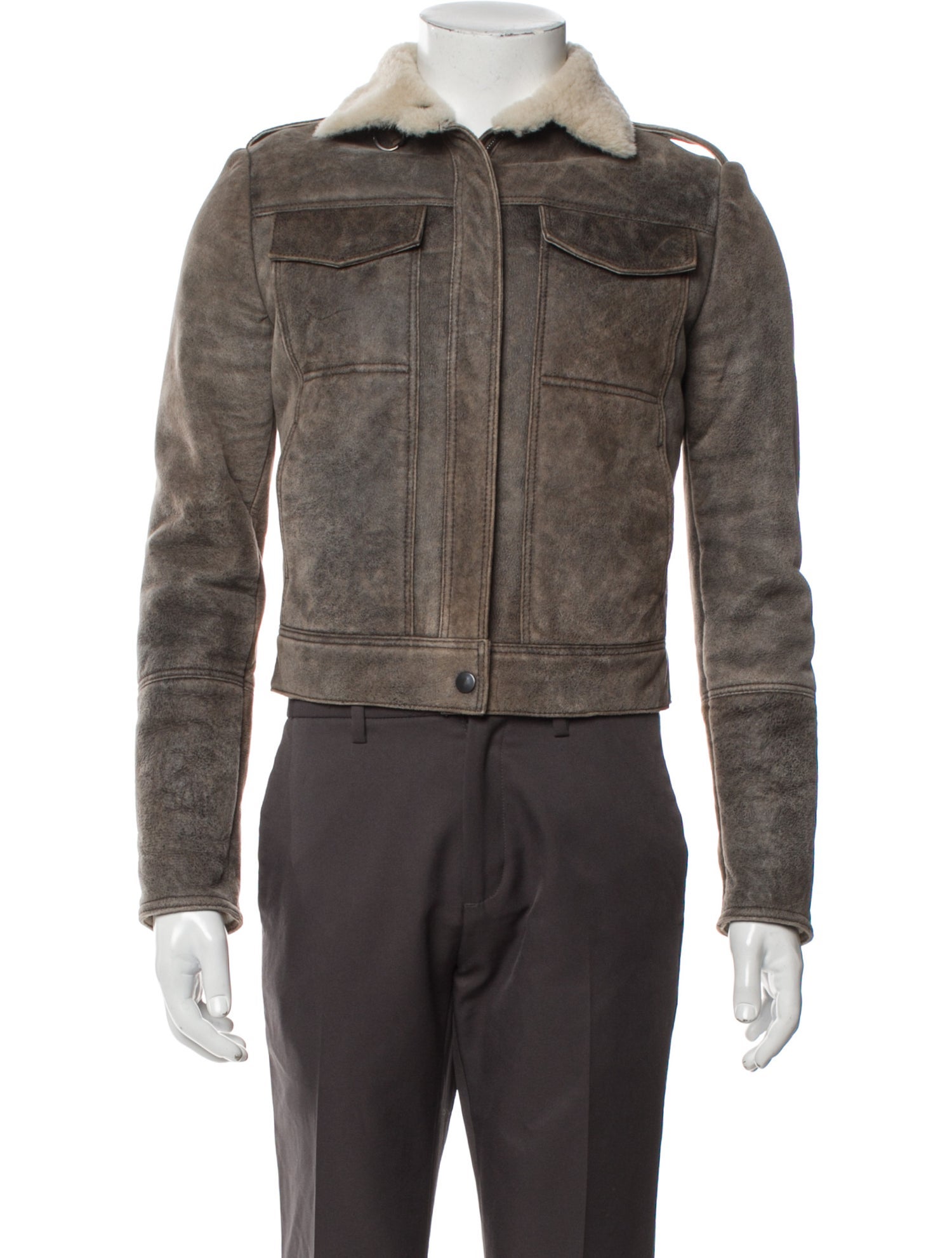 John Varvatos Shearling Trucker Jacket