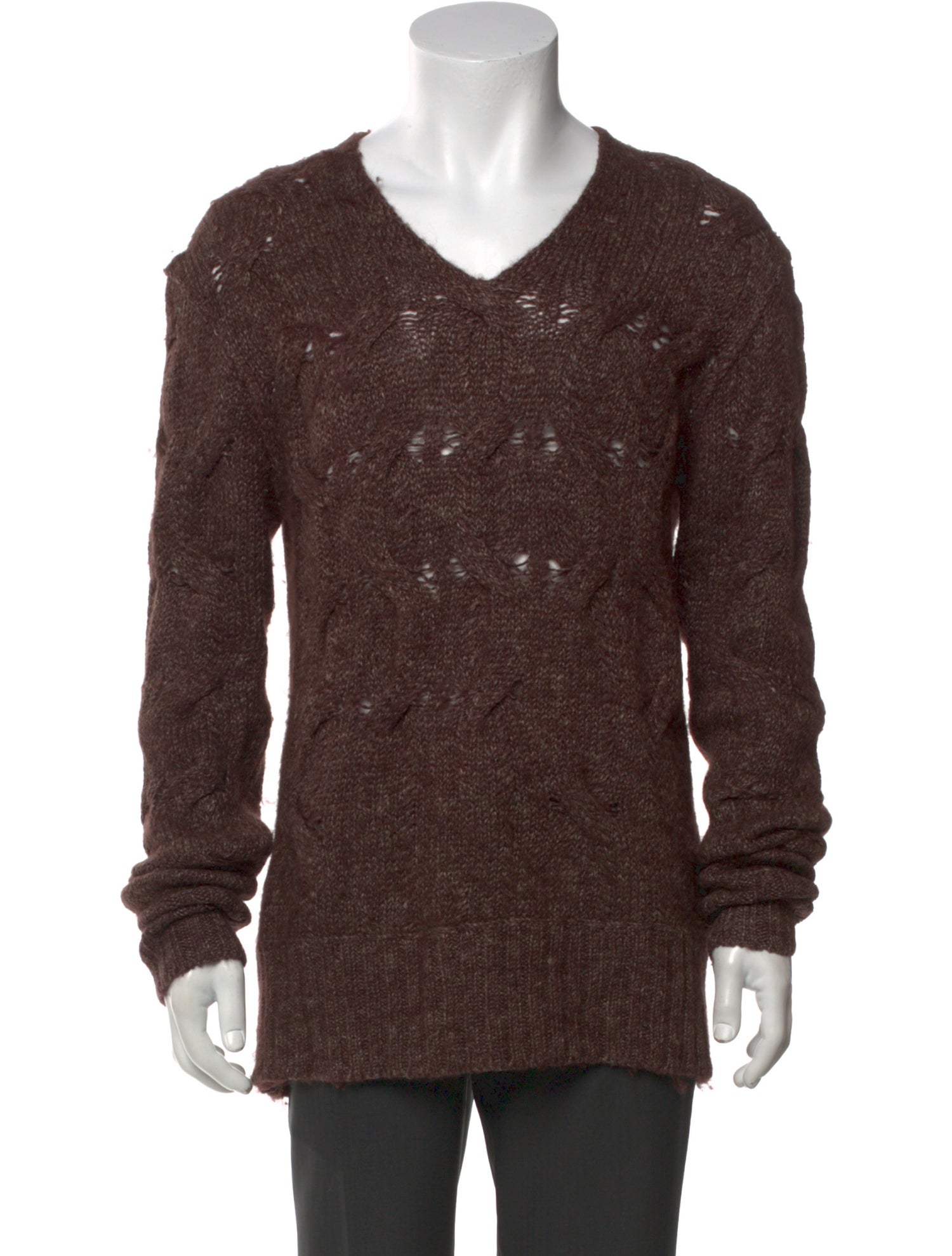 John Varvatos Alpaca V-Neck Pullover