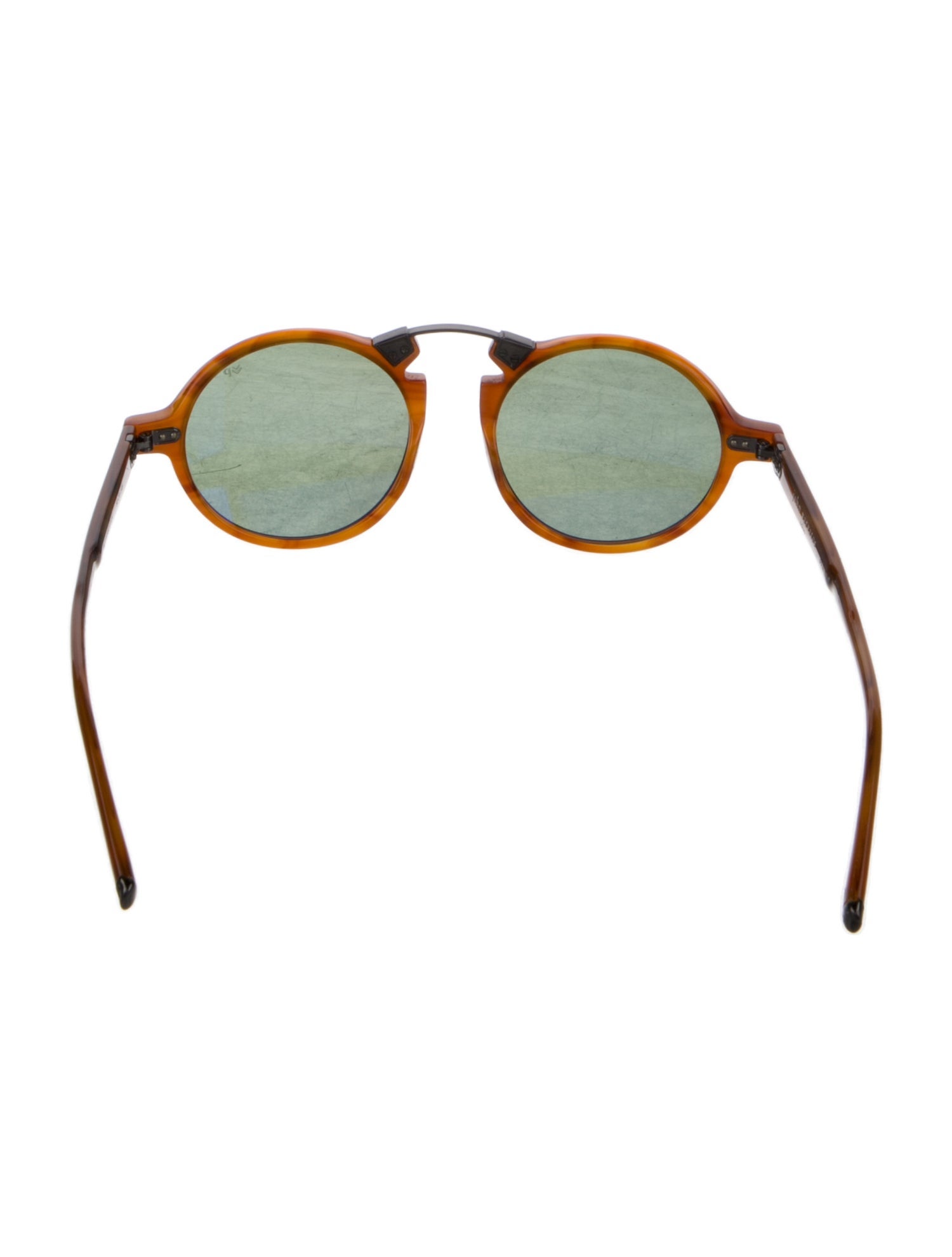 John Varvatos Round Tinted Sunglasses