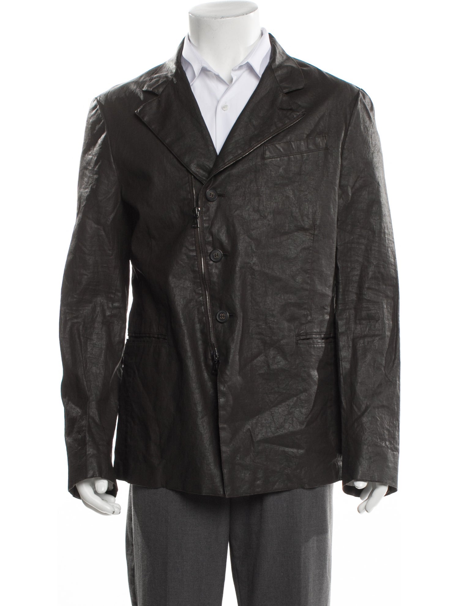 John Varvatos Linen Moto Jacket w/ Tags