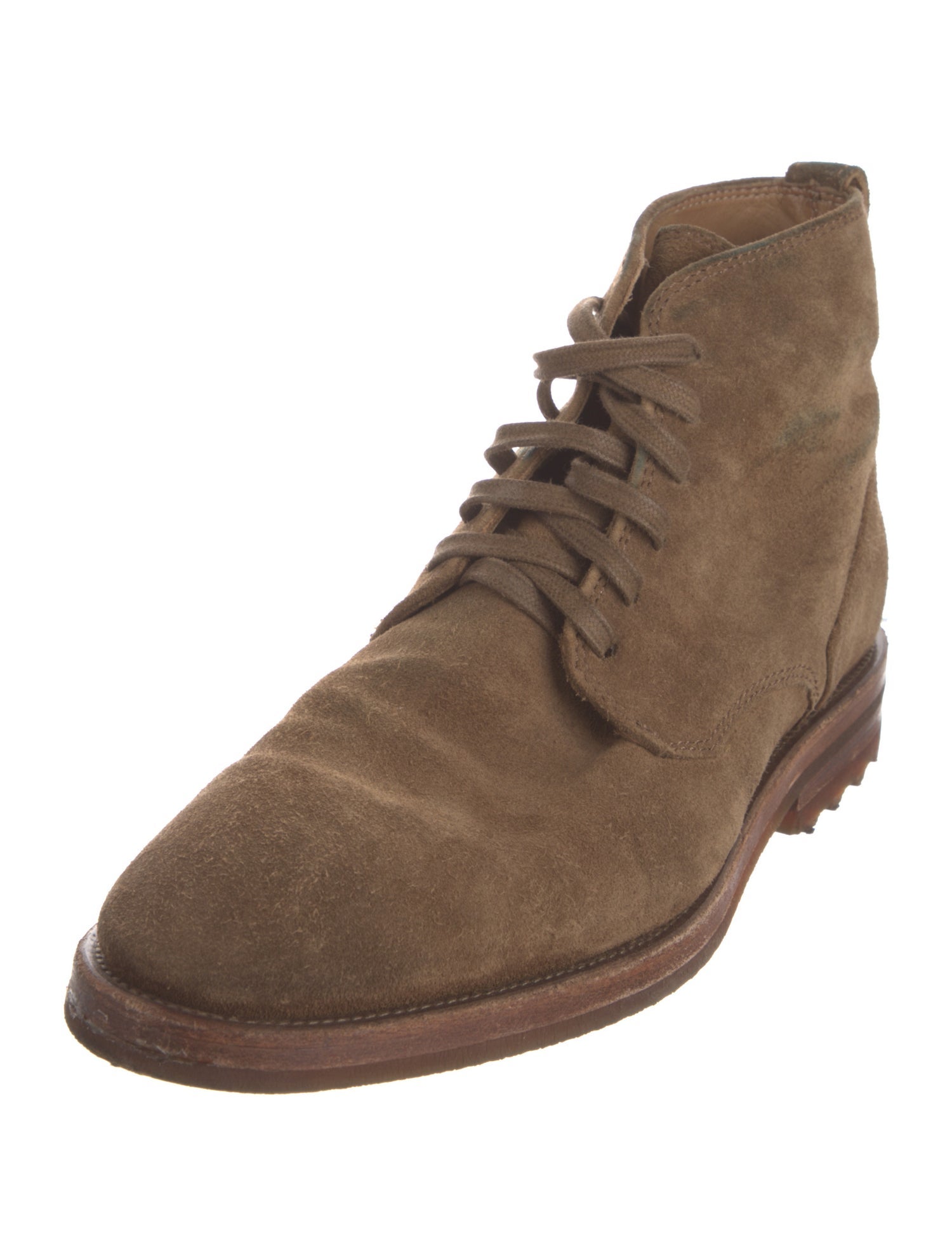 John Varvatos Suede Lace-Up Boots