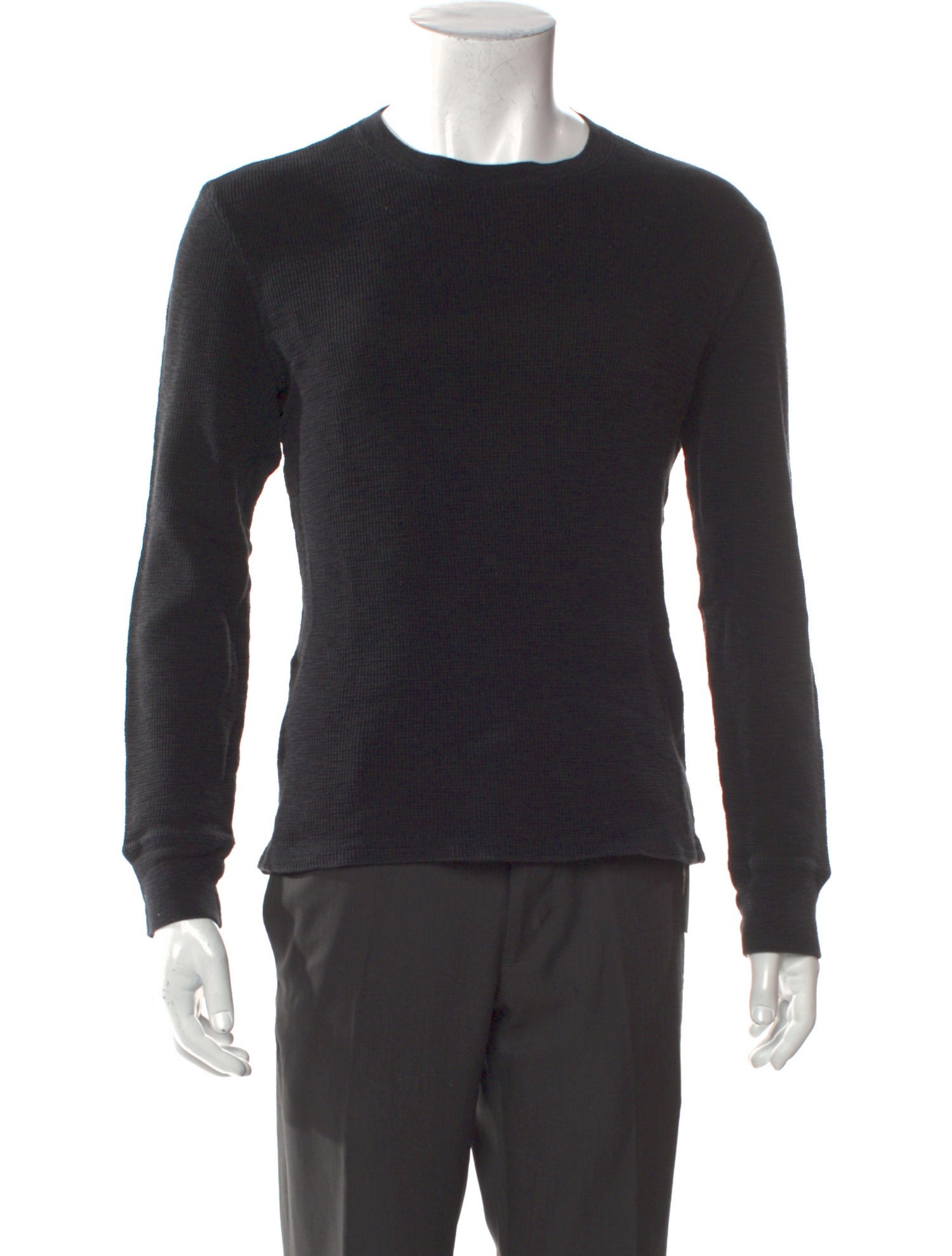 John Varvatos Crew Neck Long Sleeve Pullover