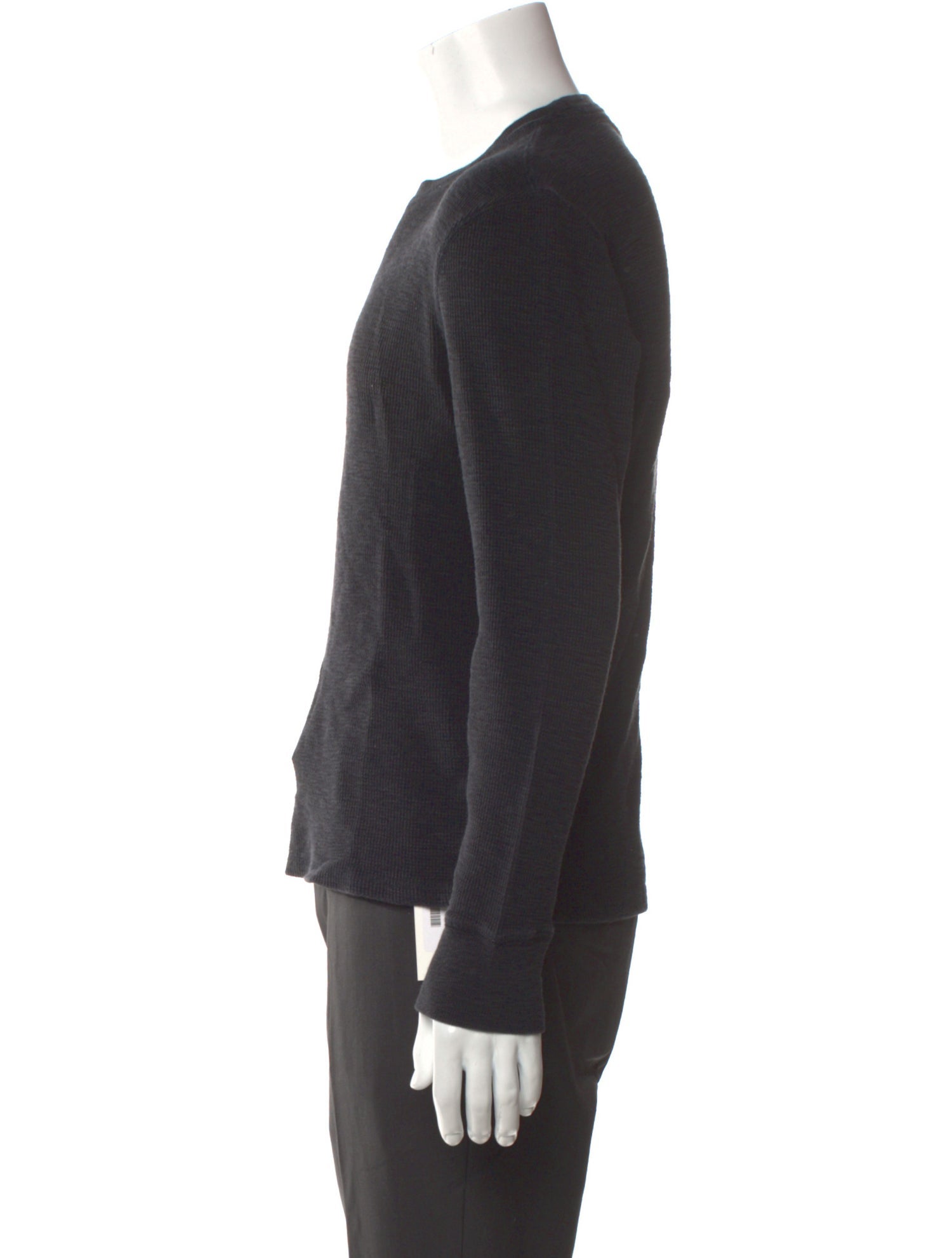 John Varvatos Crew Neck Long Sleeve Pullover