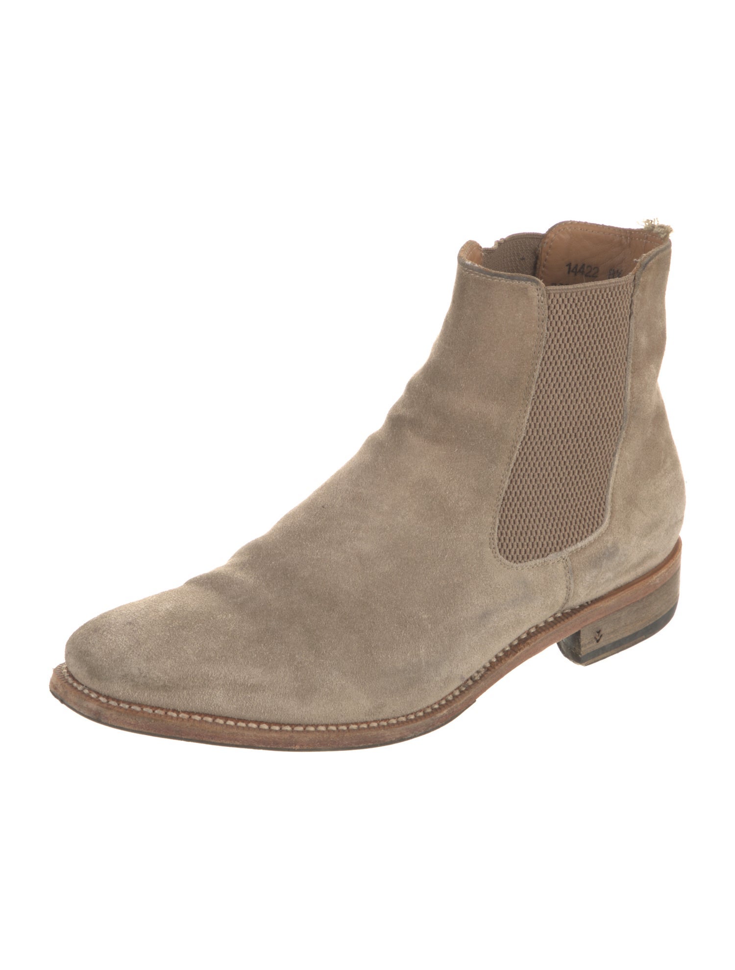 John Varvatos Suede Chelsea Boots