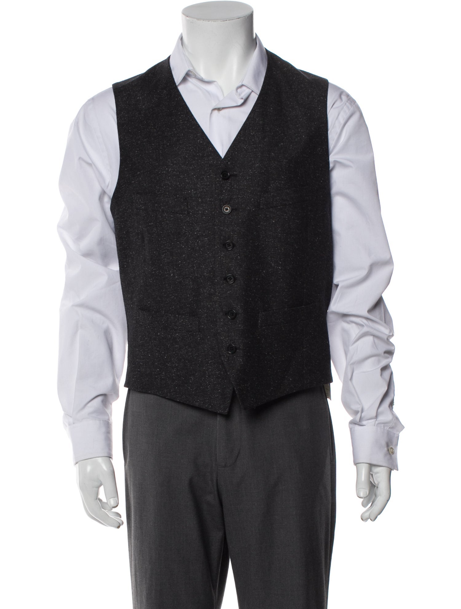 John Varvatos Virgin Wool Suit Vest