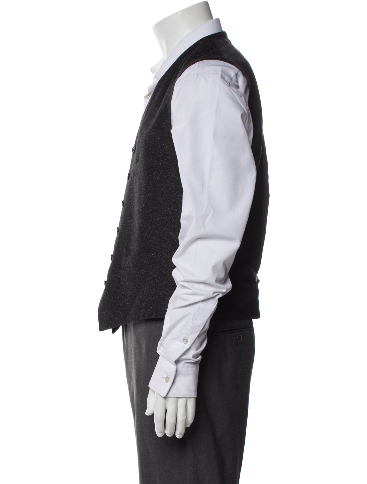 John Varvatos Virgin Wool Suit Vest