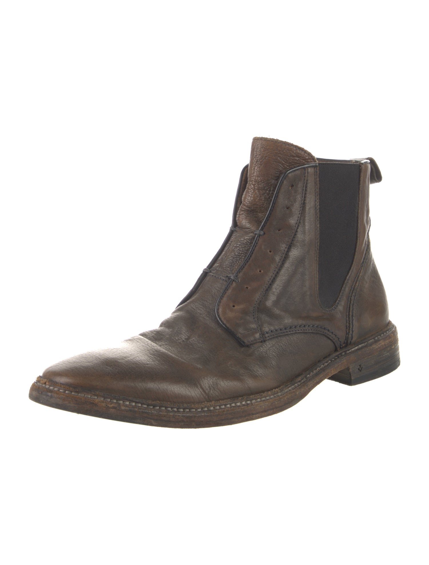 John Varvatos Leather Chelsea Boots