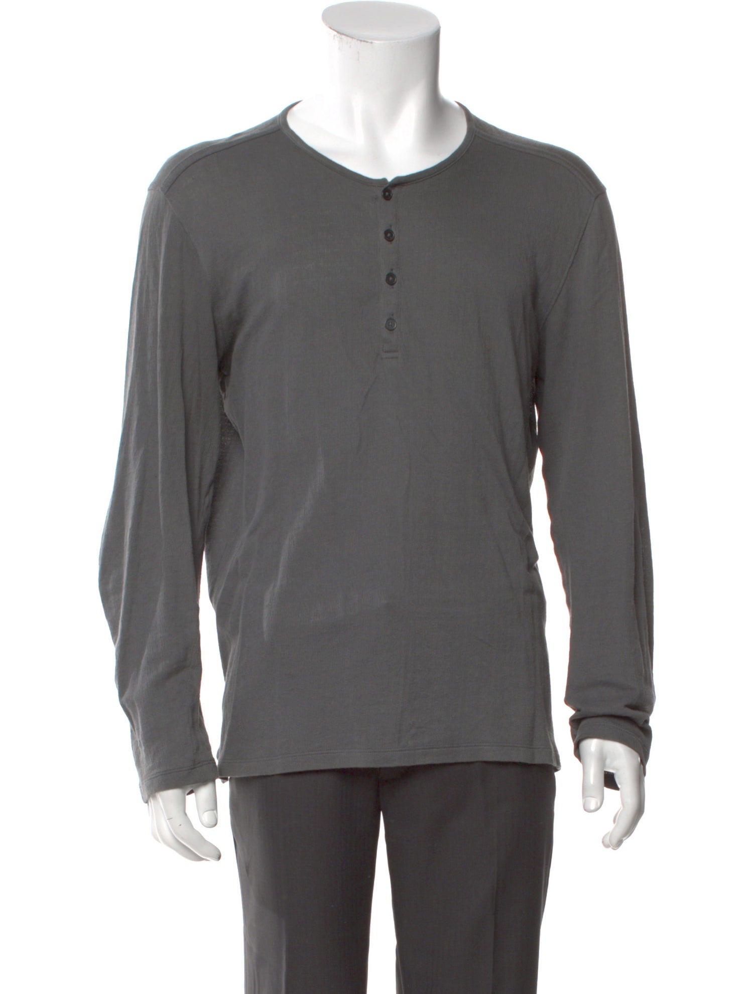 John Varvatos Crew Neck Long Sleeve Pullover