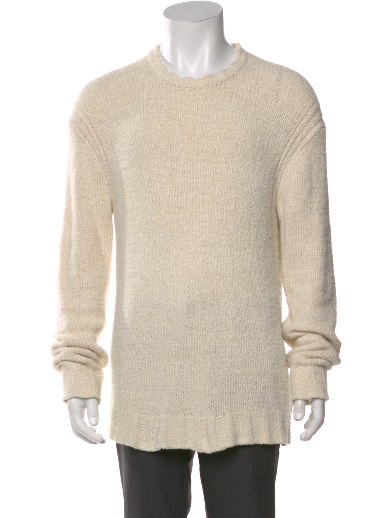 John Varvatos Crew Neck Long Sleeve Pullover