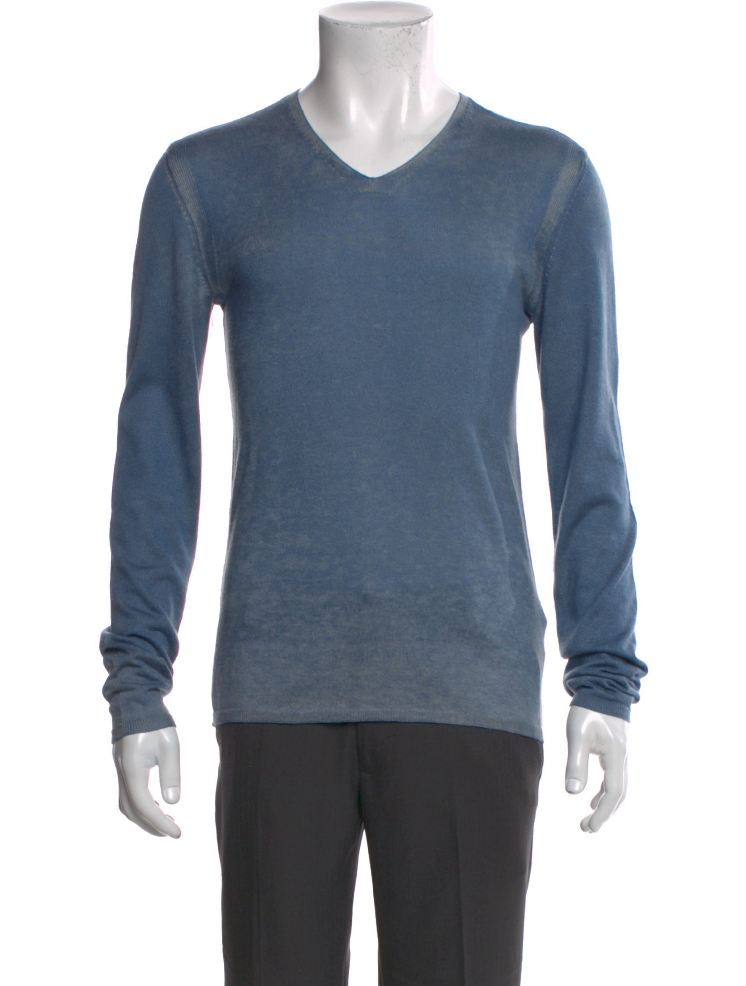 John Varvatos Silk V-Neck Pullover