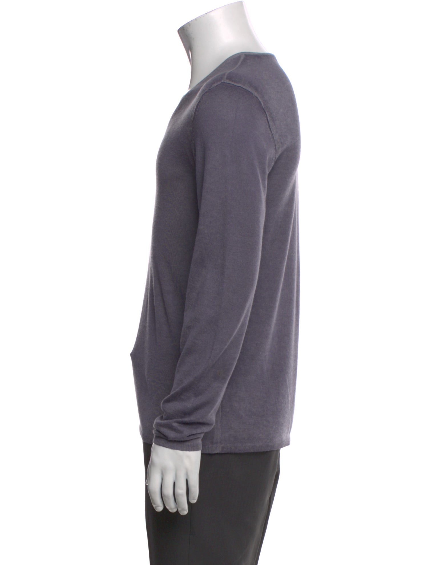 John Varvatos Silk V-Neck Pullover