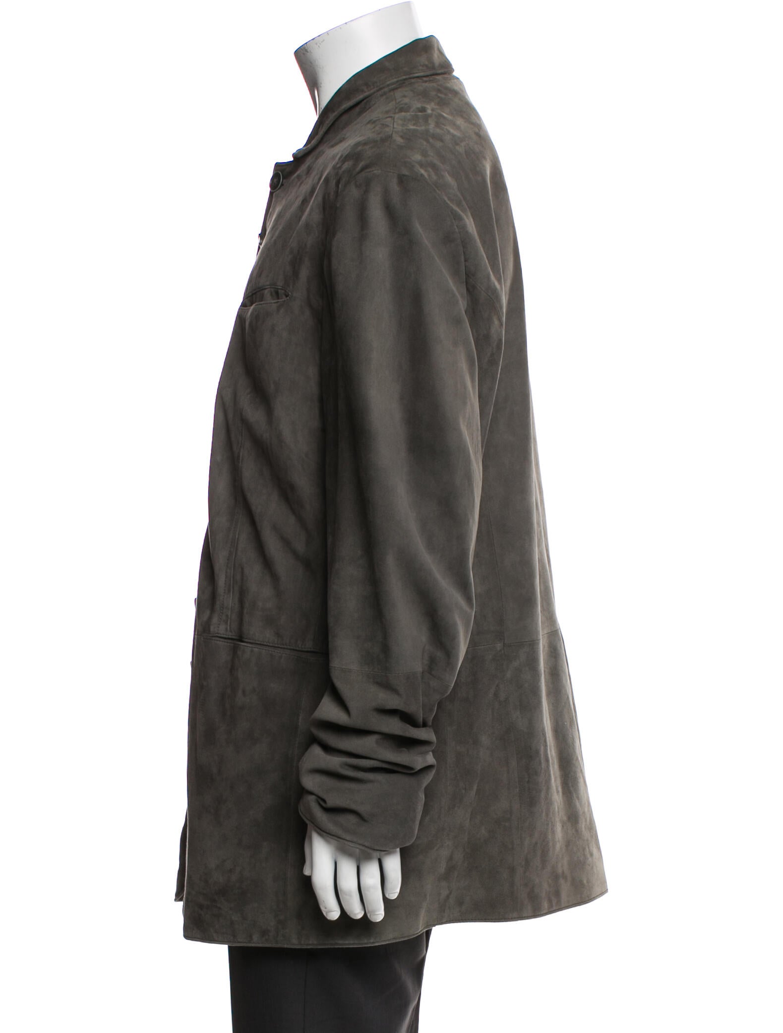 John Varvatos Suede Utility Jacket