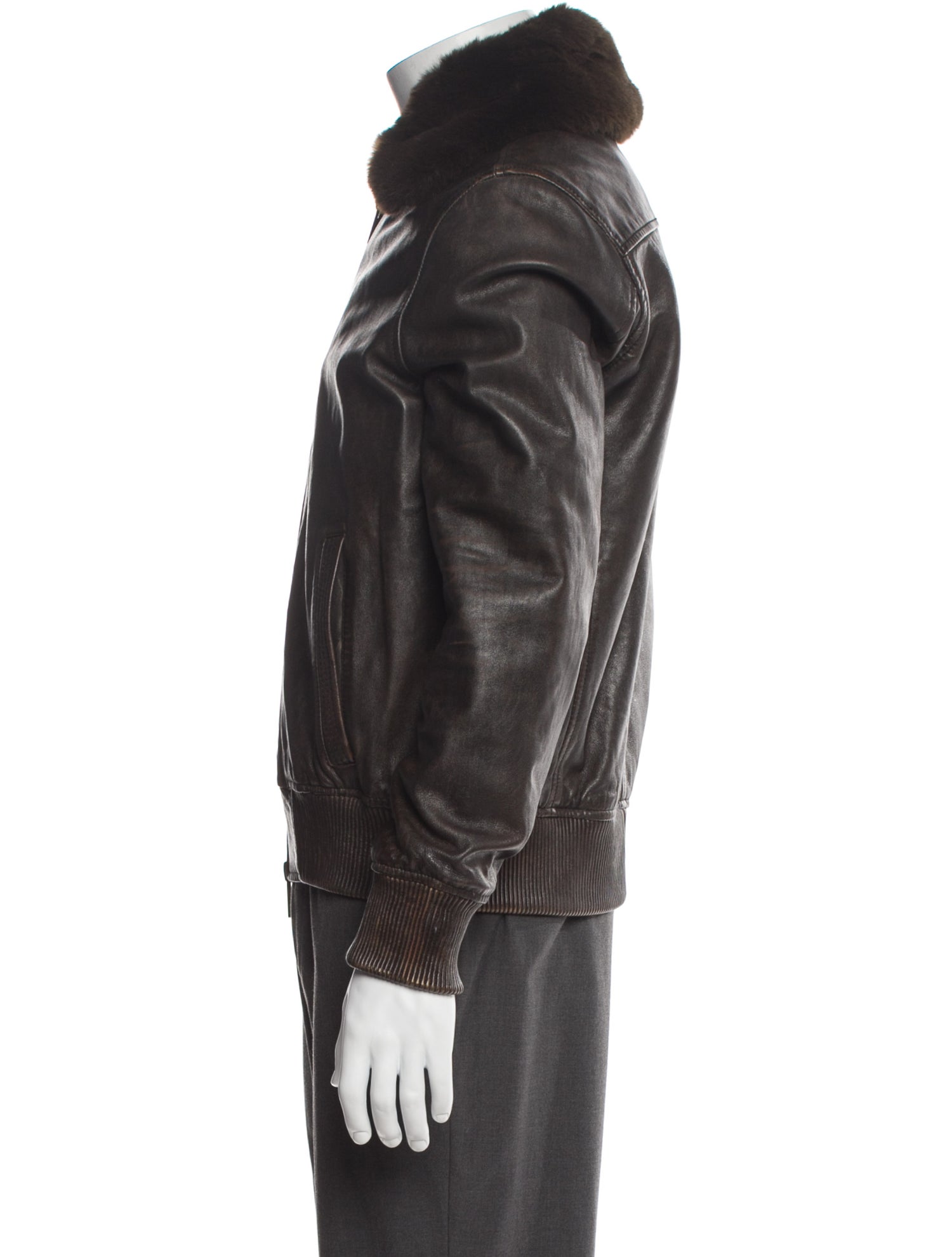 John Varvatos Leather Moto Jacket