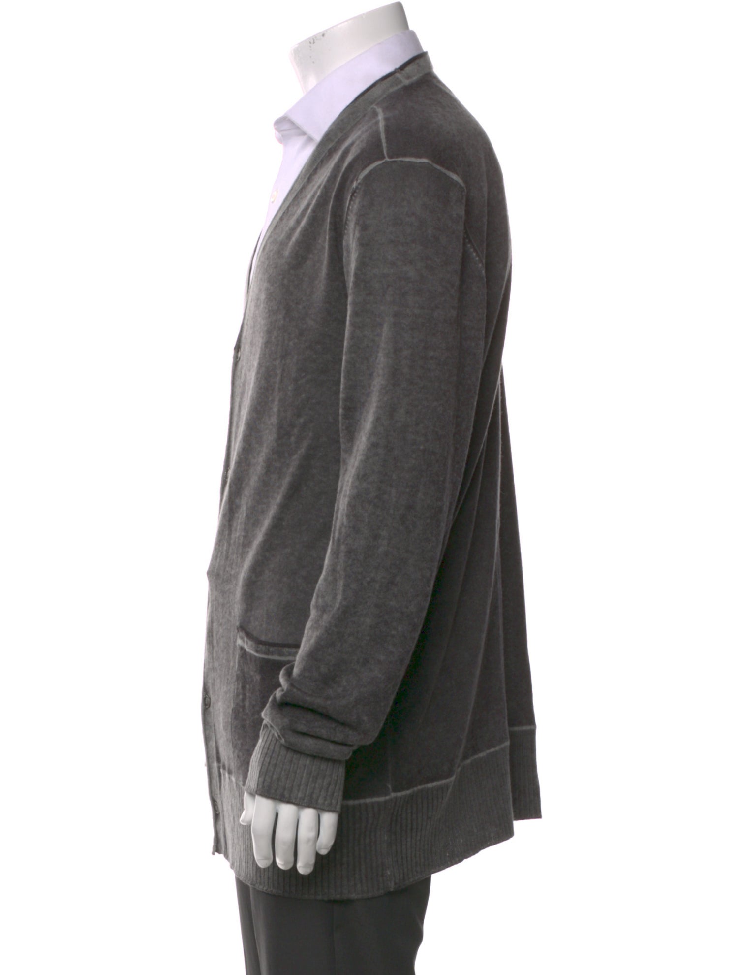 John Varvatos V-Neck Long Sleeve Cardigan