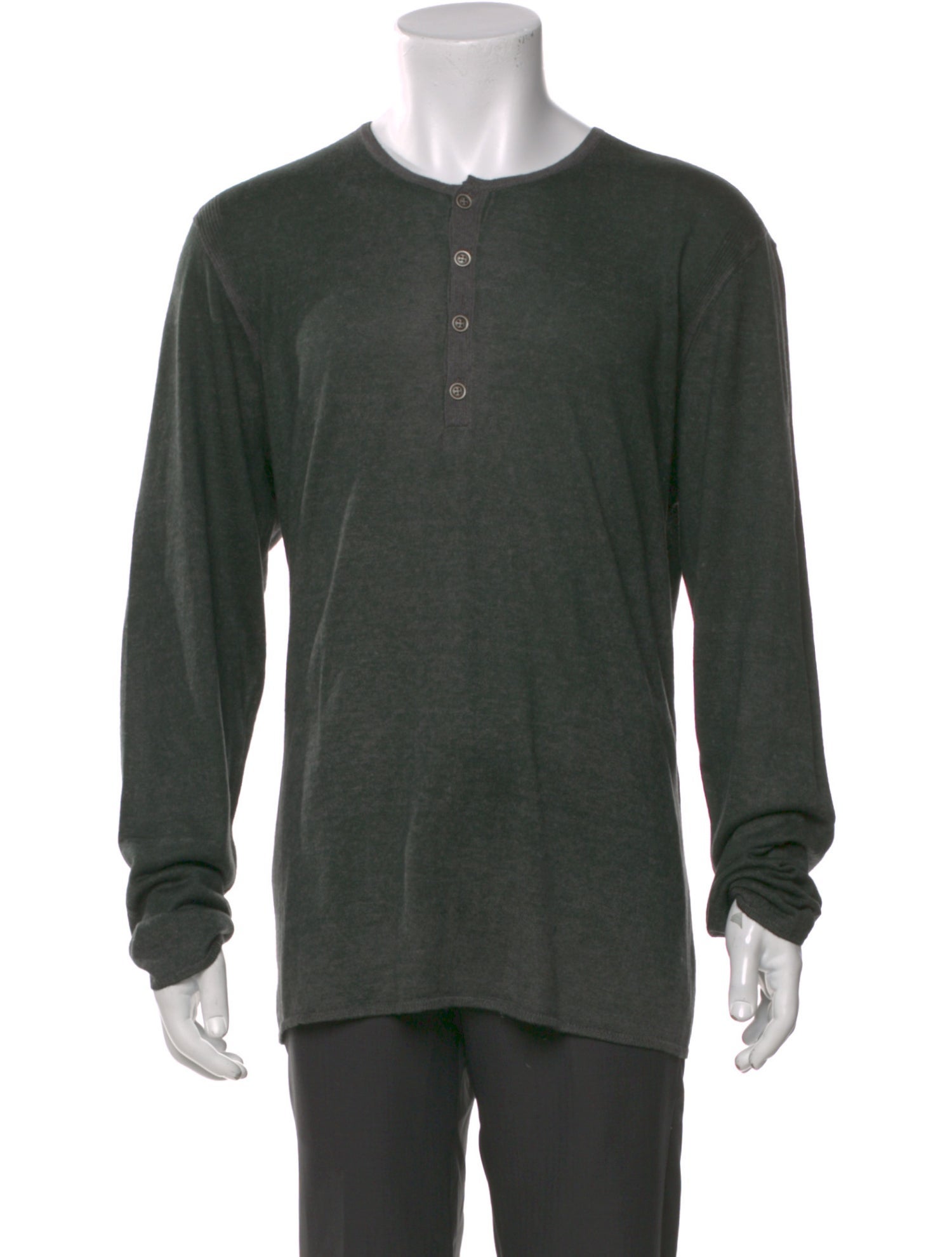 John Varvatos Silk Scoop Neck Pullover w/ Tags