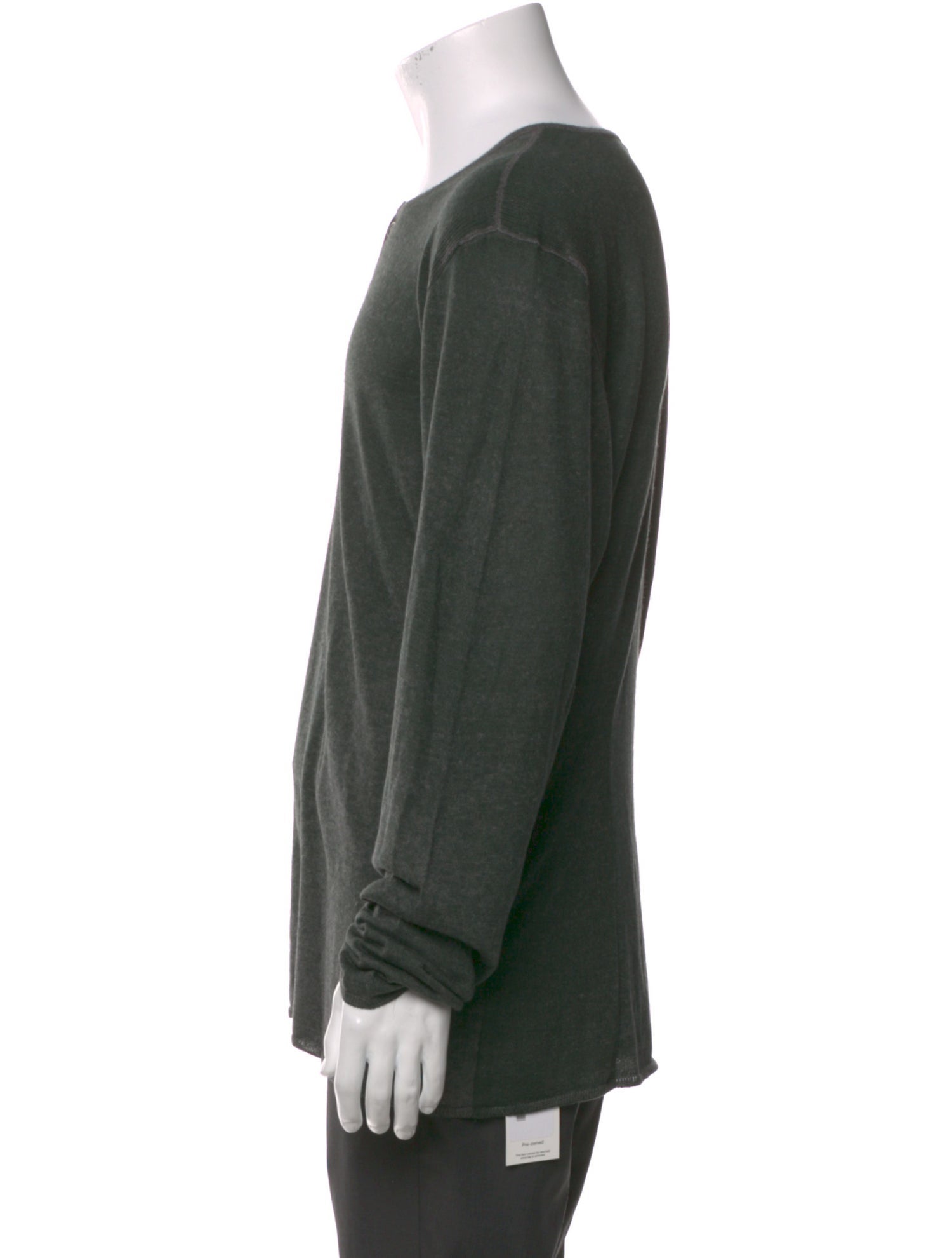 John Varvatos Silk Scoop Neck Pullover w/ Tags