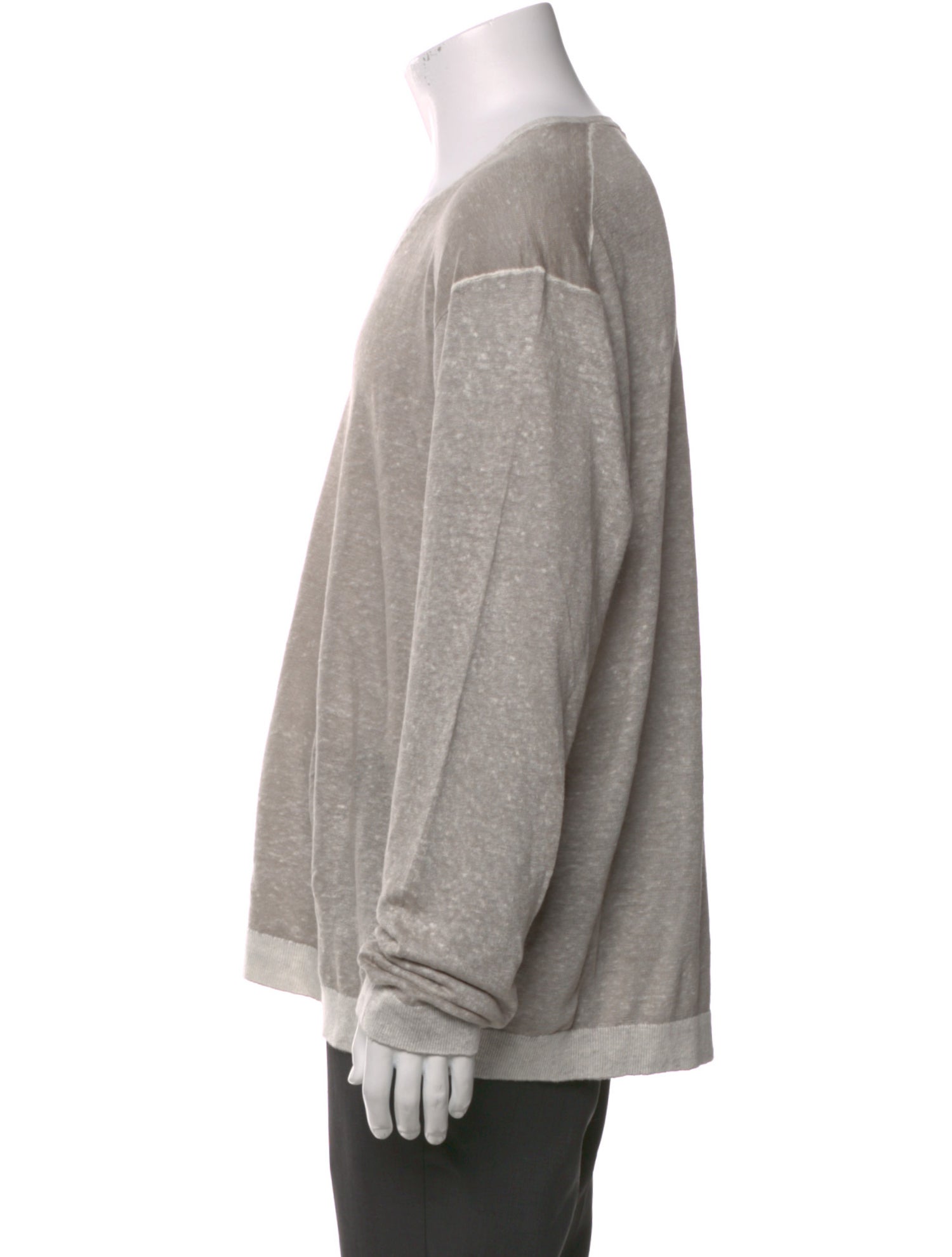 John Varvatos Linen V-Neck Pullover w/ Tags