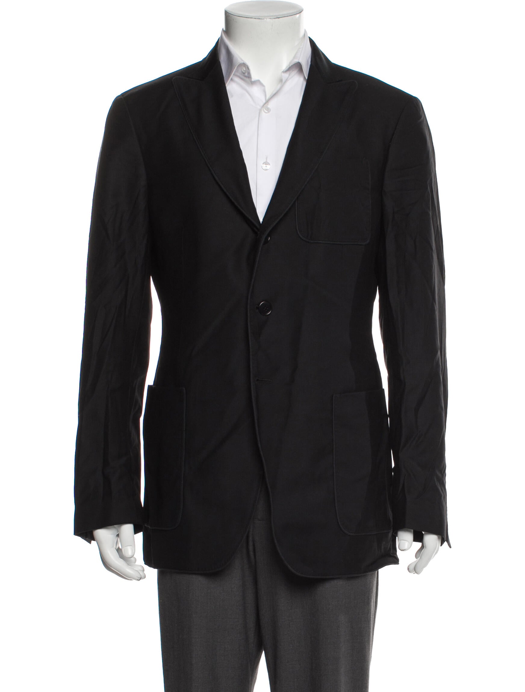 John Varvatos Wool Overcoat