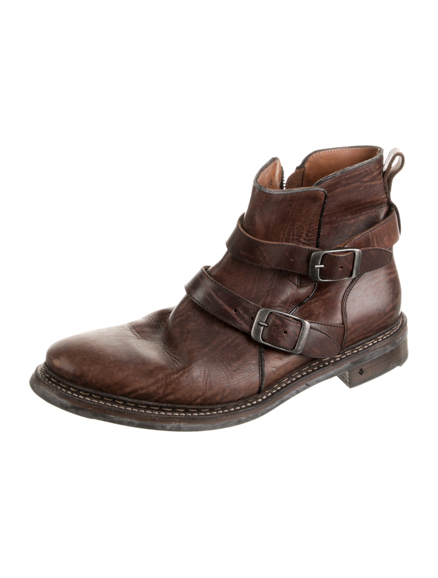 John Varvatos Leather Boots