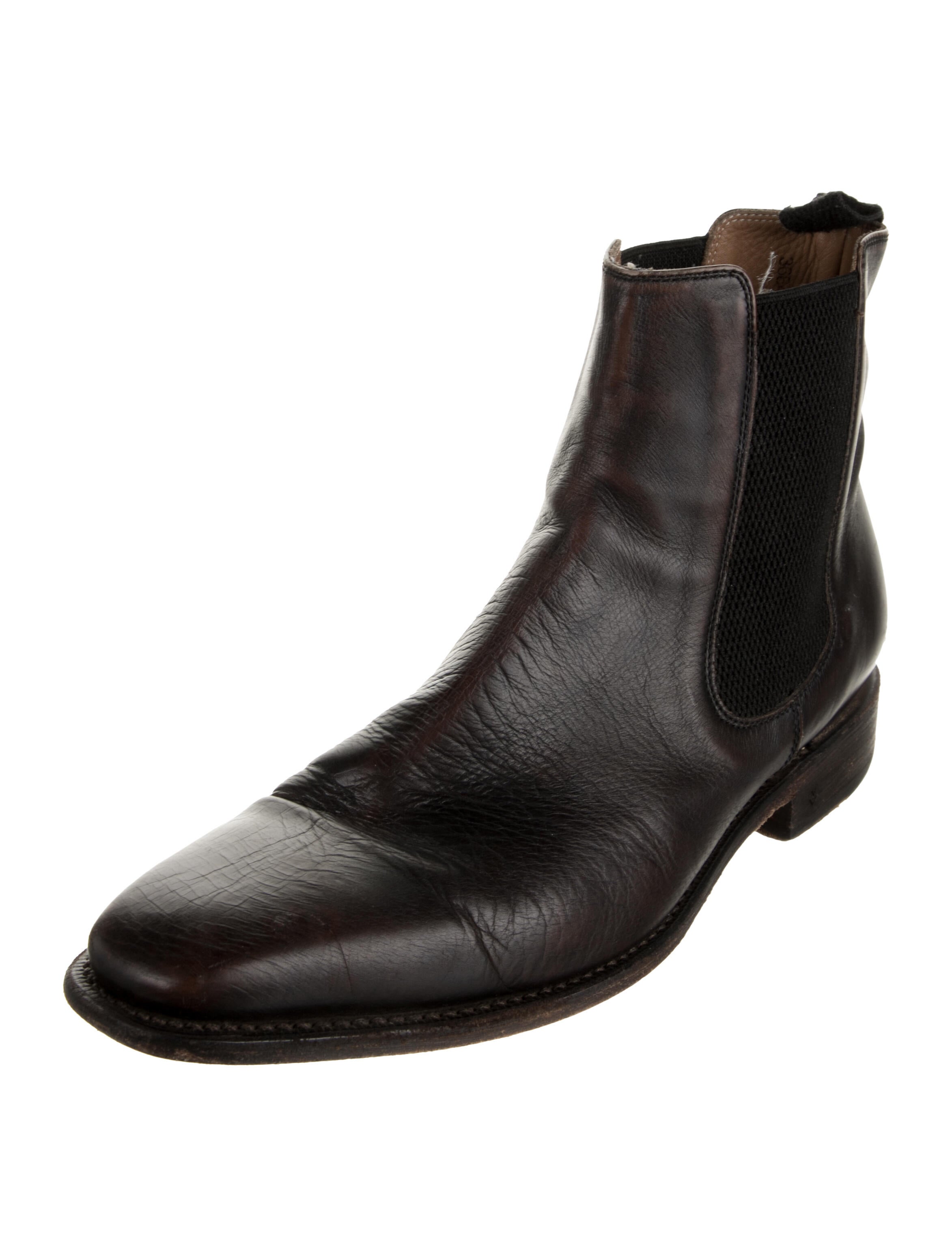 John Varvatos Leather Chelsea Boots
