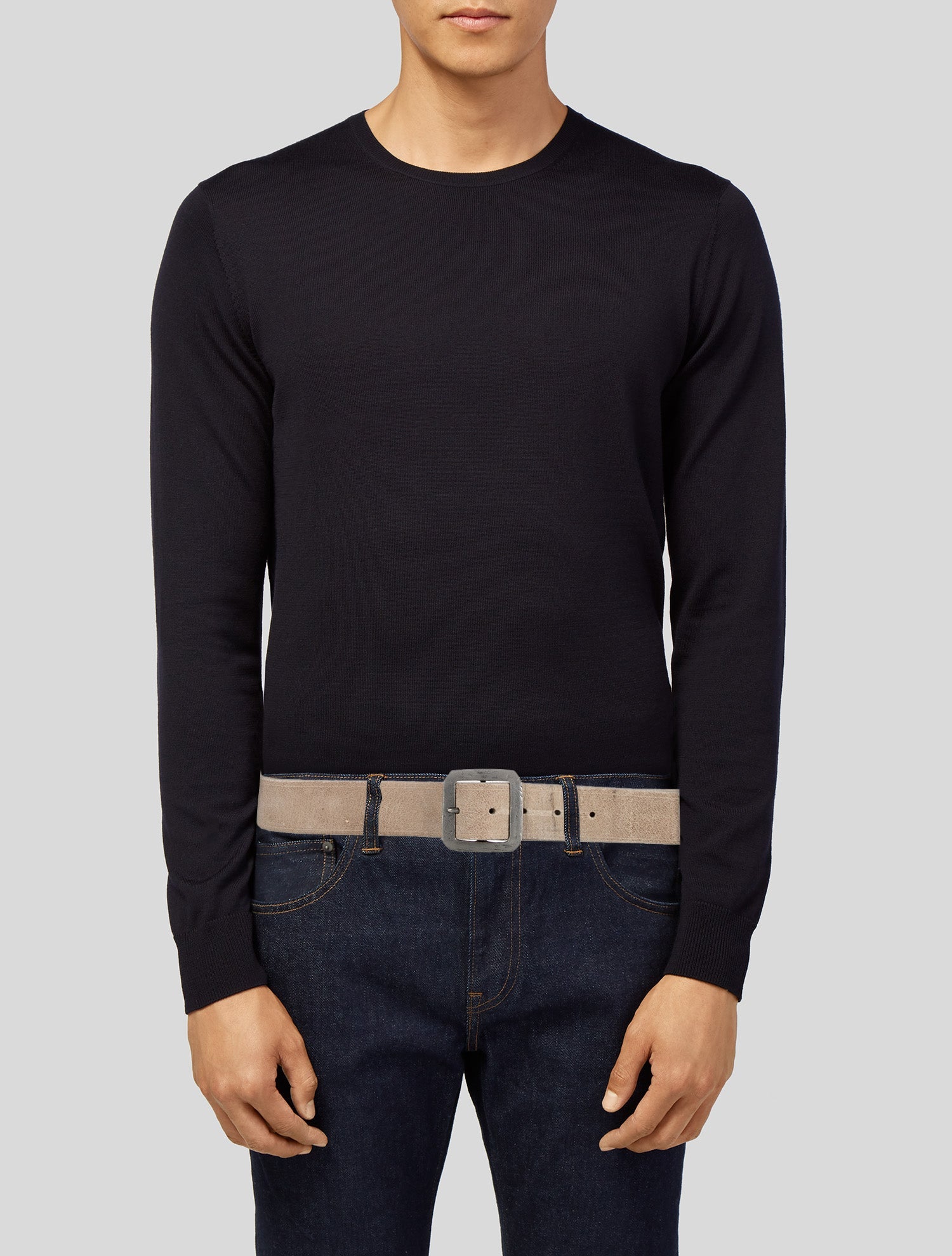 John Varvatos Leather Waist Belt