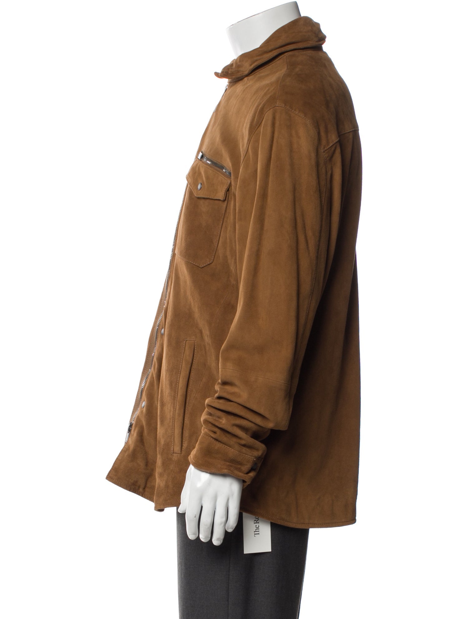 John Varvatos Suede Utility Jacket