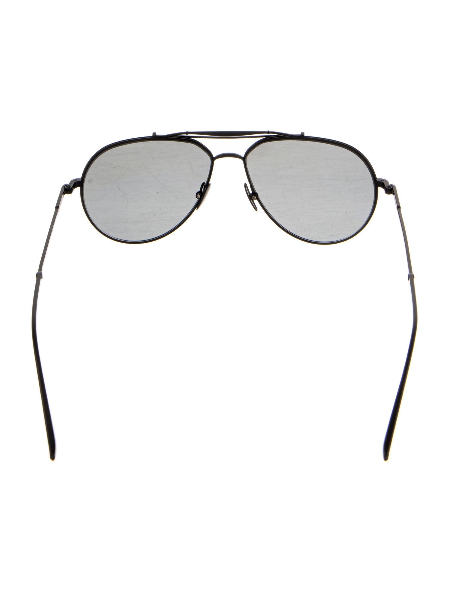 John Varvatos Midnight Blue Aviator Sunglasses