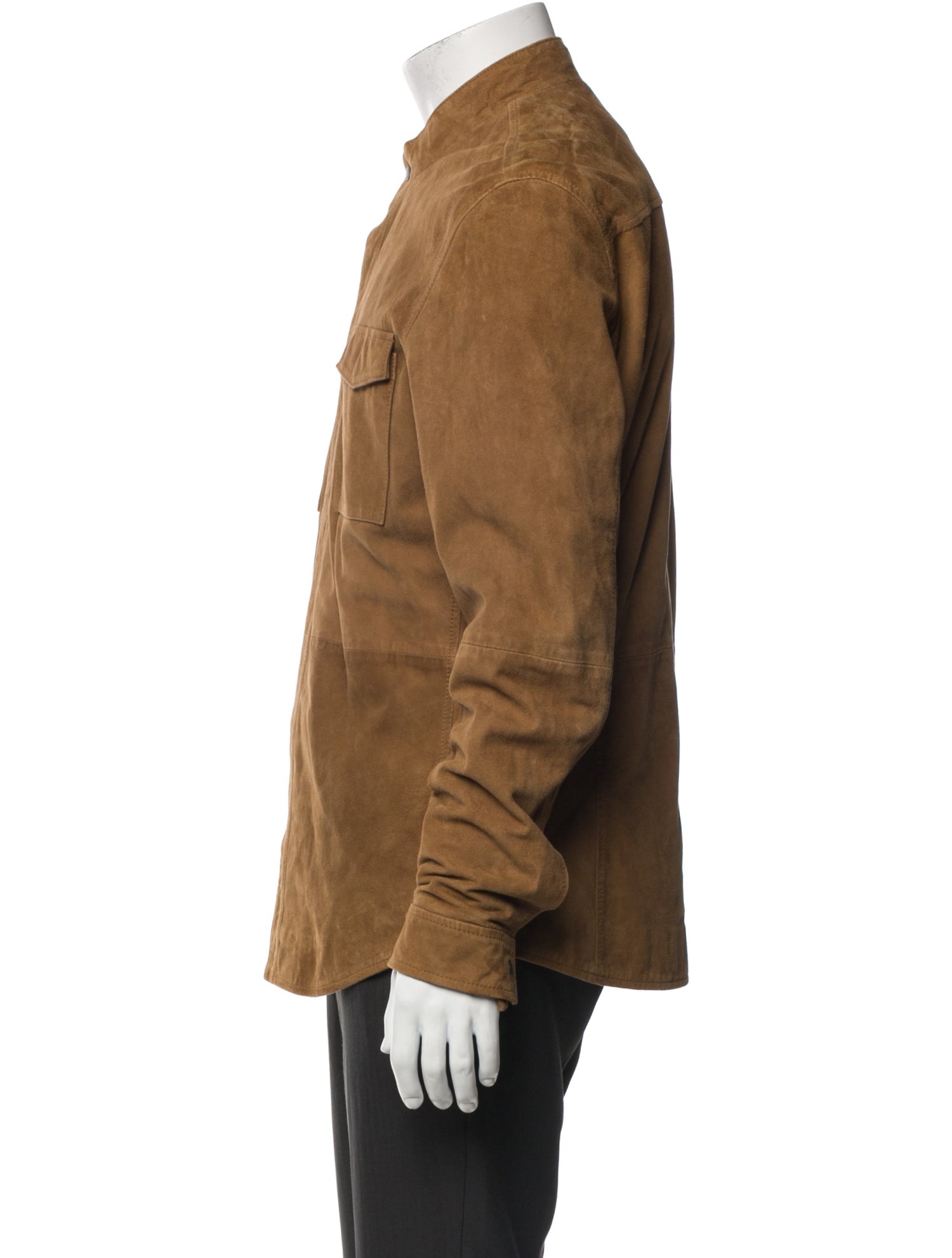 John Varvatos Suede Utility Jacket