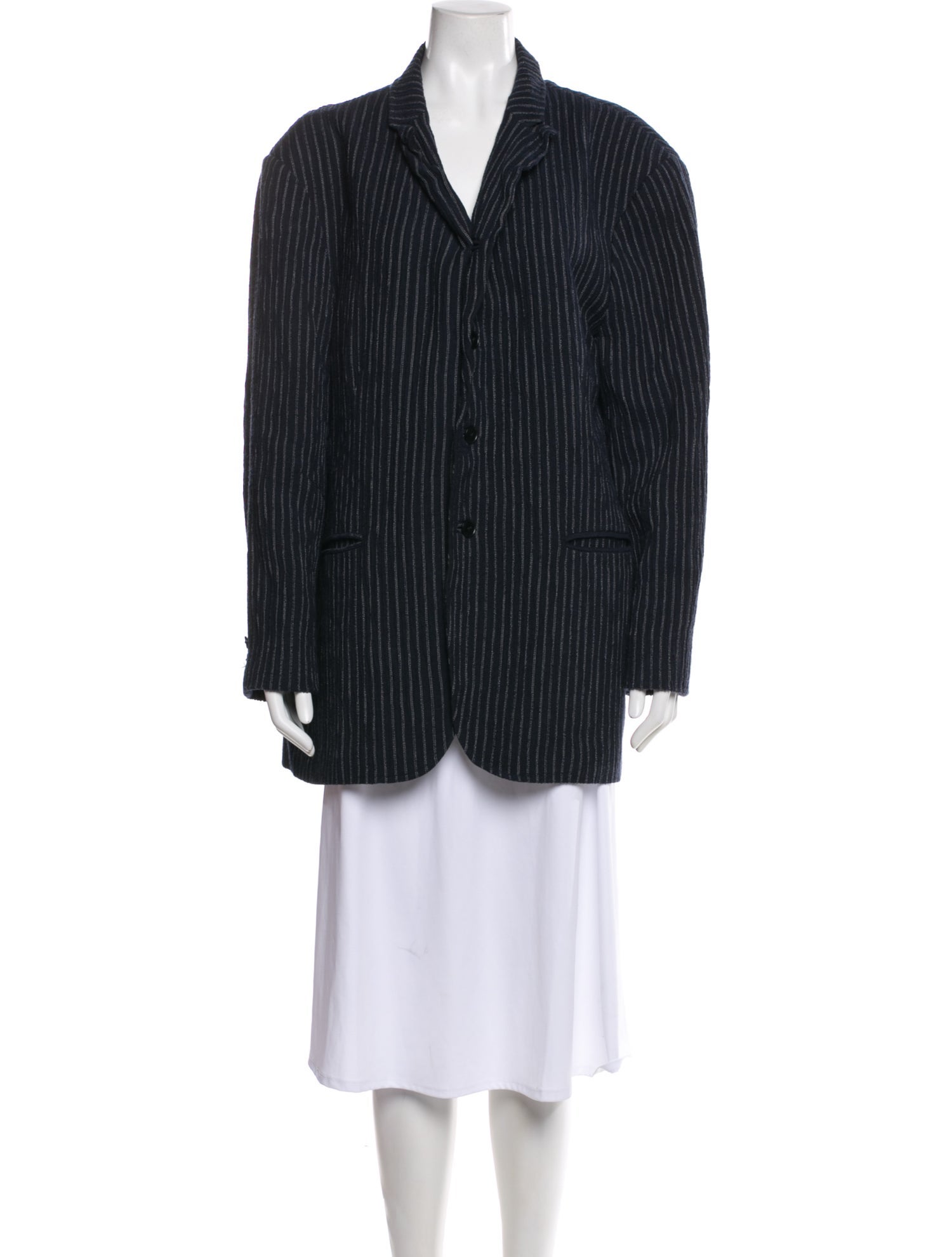 John Varvatos Striped Coat